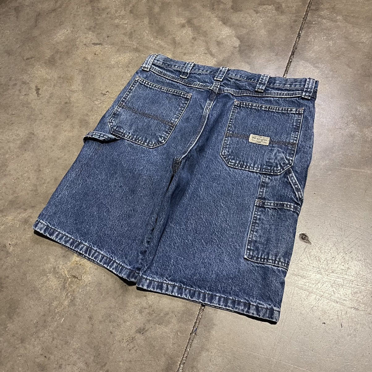 Wrangler Vintage Wrangler Denim Carpenter Jean Shorts Baggy Skater Size US 34 / EU 50 - 2 Thumbnail