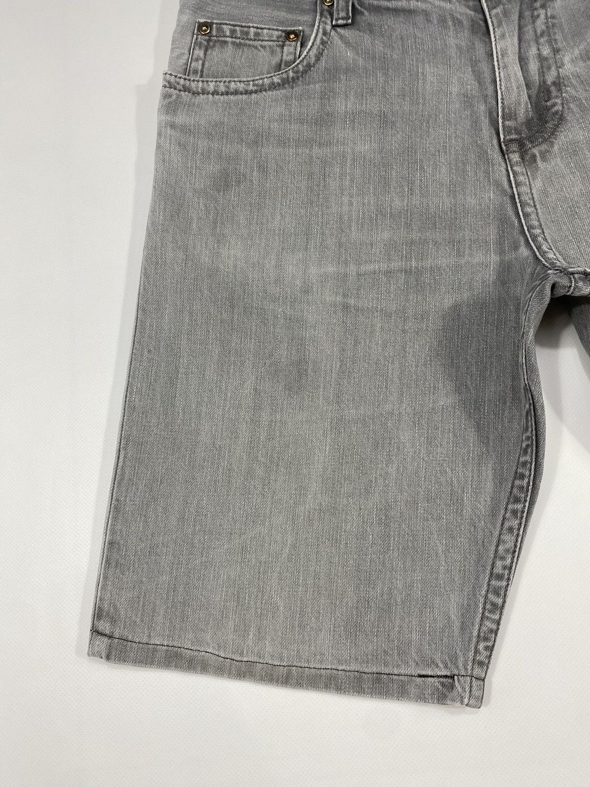 Carhartt 🔥LASTDROP🔥 Carhartt Stonewashed Gray Slim Shorts Denim Jeans Size US 33 - 5 Thumbnail