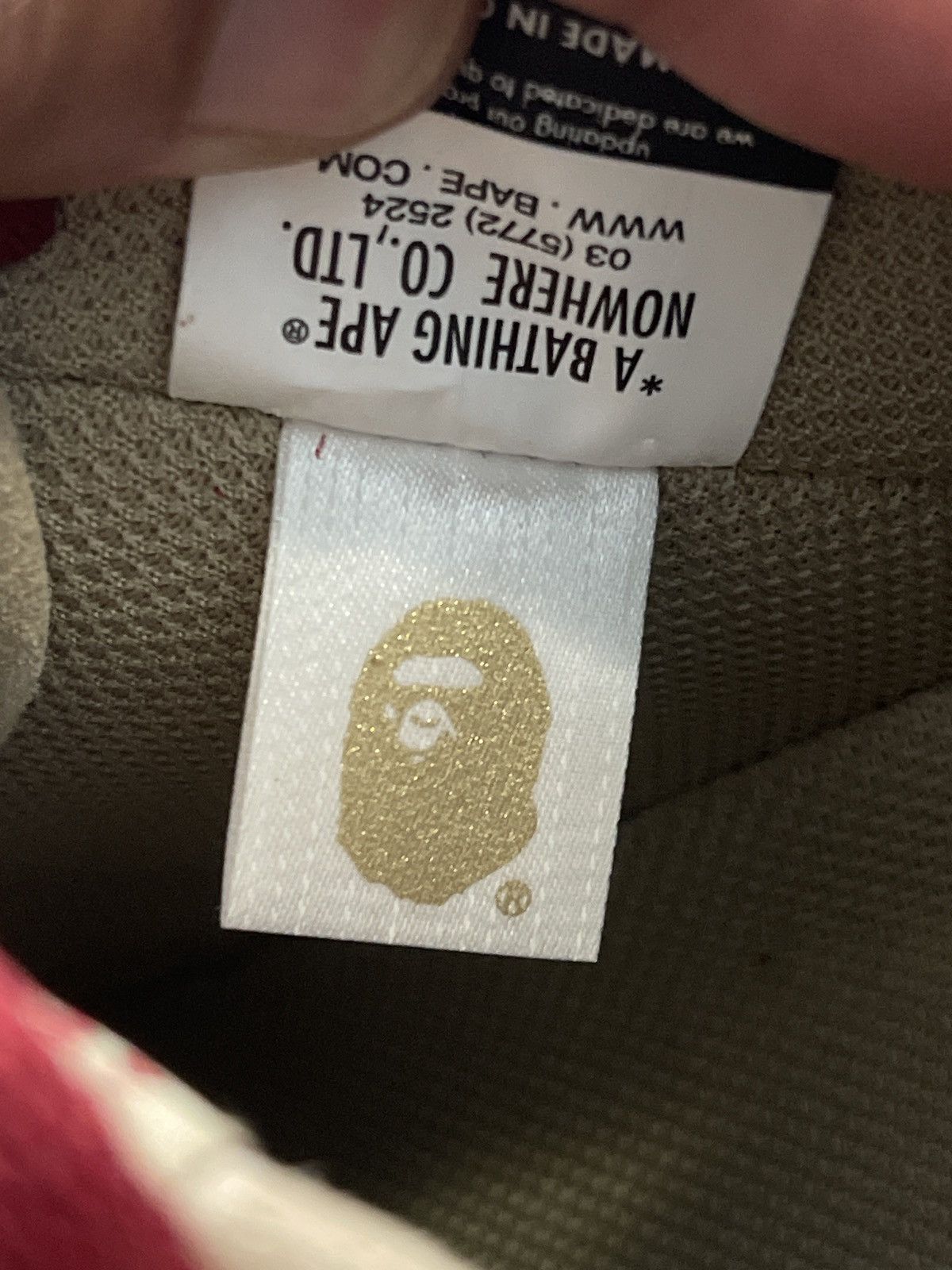Bape Bape Sk8 Sta Low Wheat Red Size US 9 / EU 42 - 9 Thumbnail
