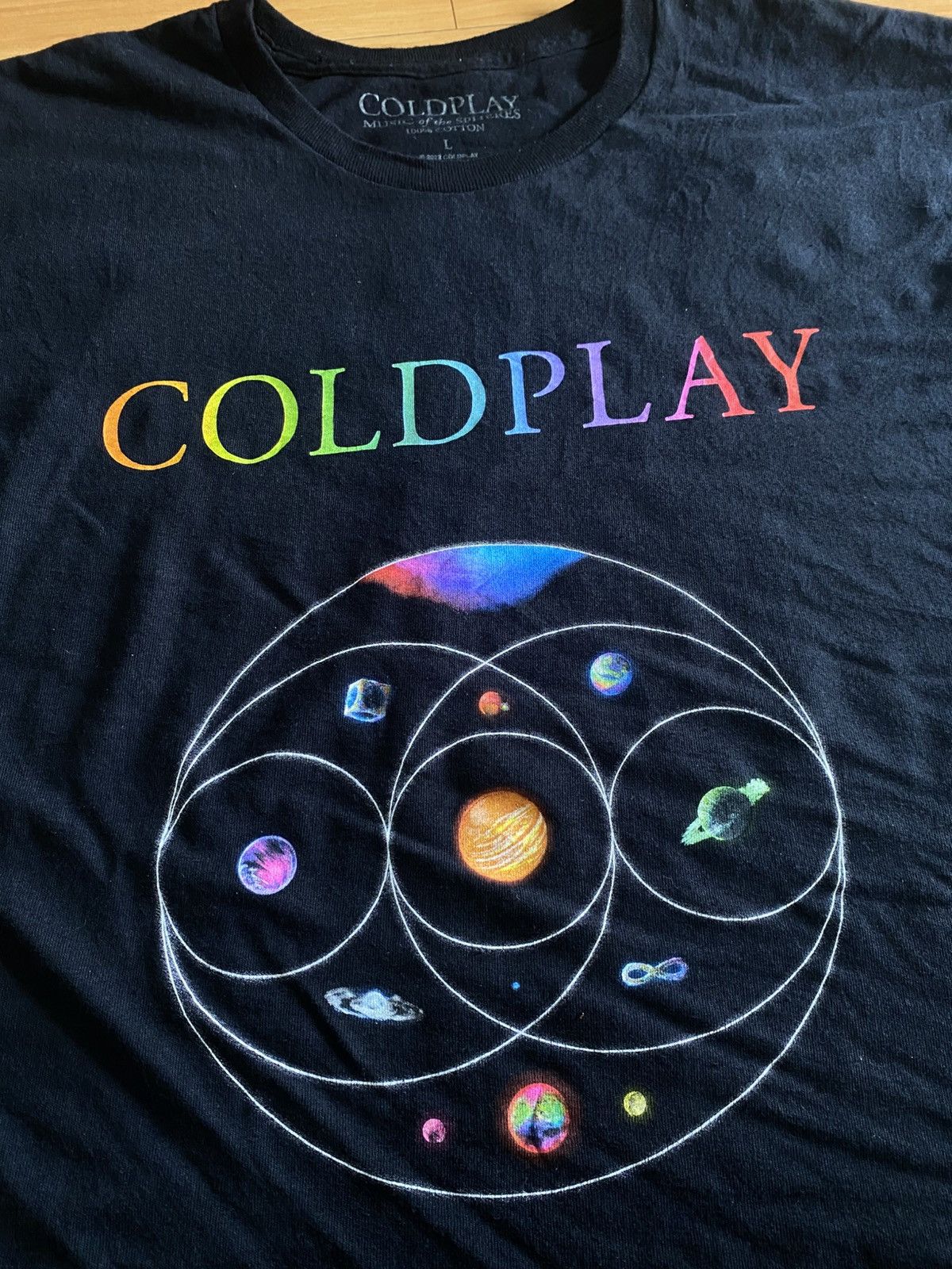 Band Tees Coldplay "Music of the Spheres Live 2022" tour t-shirt Size US L / EU 52-54 / 3 - 5 Thumbnail