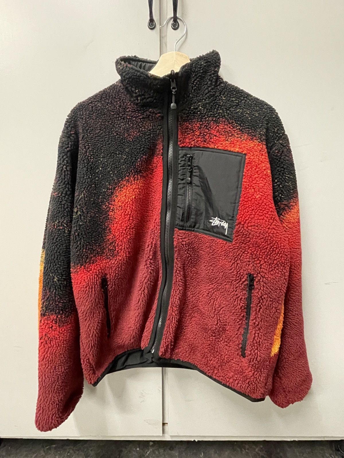Stussy Stussy Lava Sherpa Reversible Jacket Size US M / EU 48-50 / 2 - 3 Thumbnail