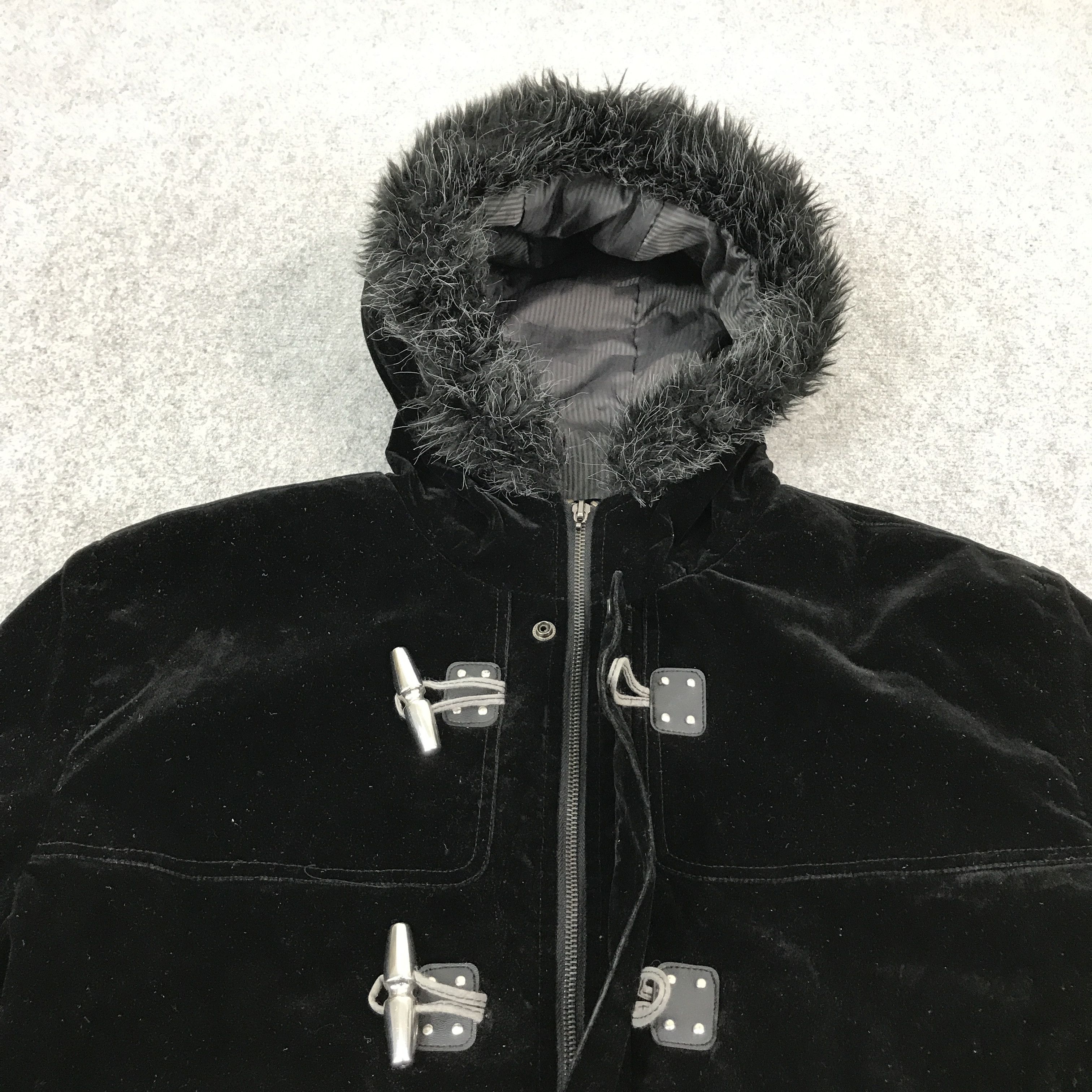 If Six Was Nine × Japanese Brand × Le Grande Bleu (L.G.B.) FUR HOODIES BAREBACK REALDRESS VELVET DESIGN JACKET Size US L / EU 52-54 / 3 - 7 Thumbnail