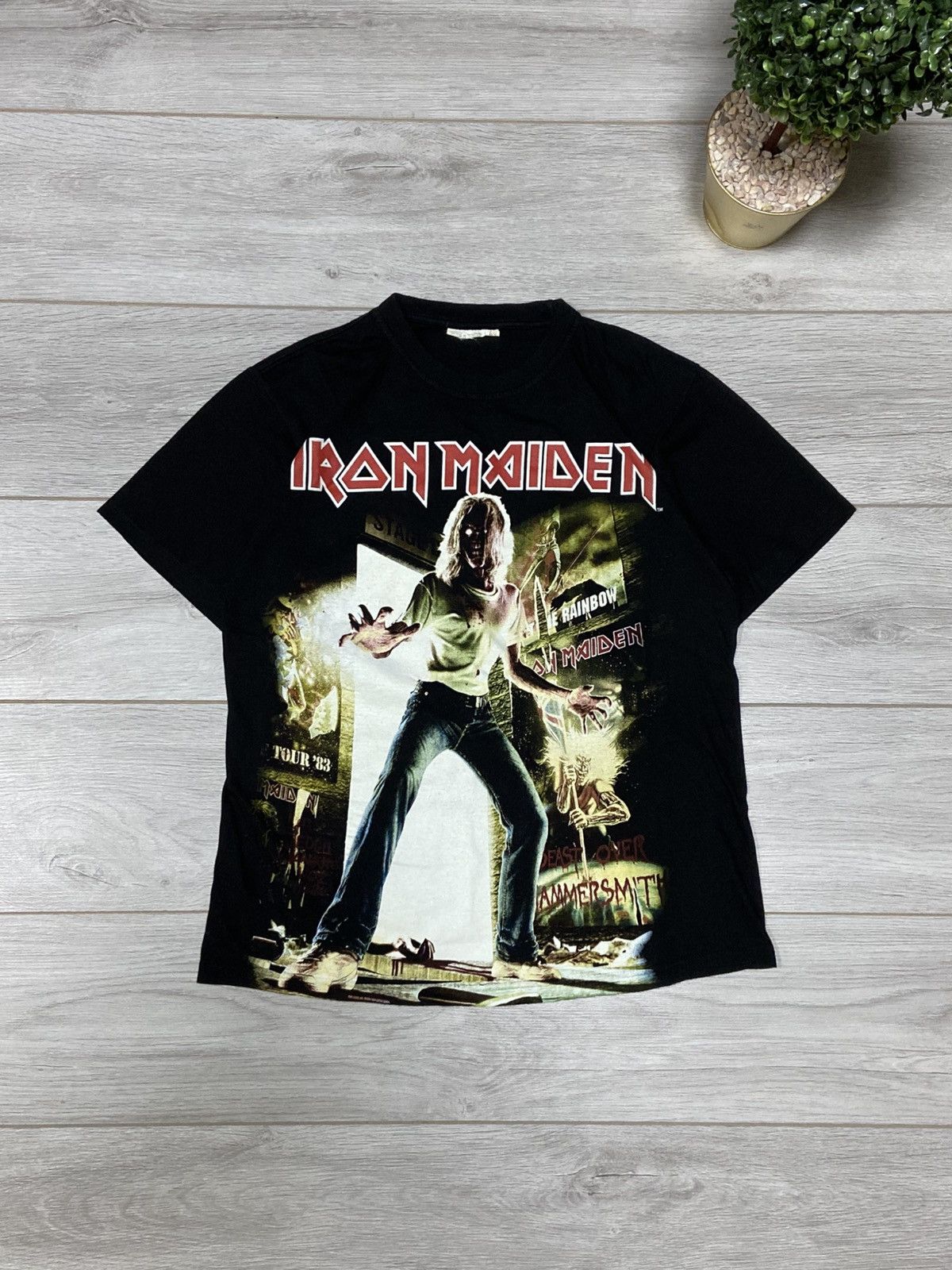 Vintage Iron Maiden 2004 overprint vintage t-shirt Size US M / EU 48-50 / 2 - 1 Thumbnail