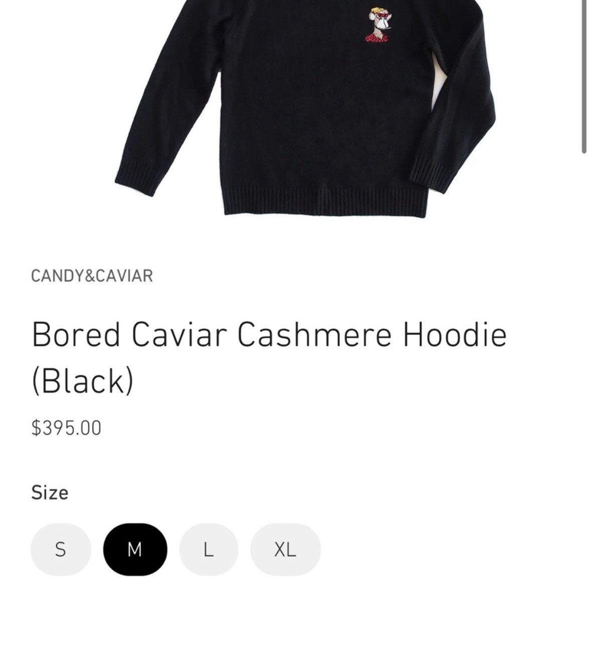 Fred Segal Bored Caviar Cashmere Hoodie Size US L / EU 52-54 / 3 - 1 Thumbnail