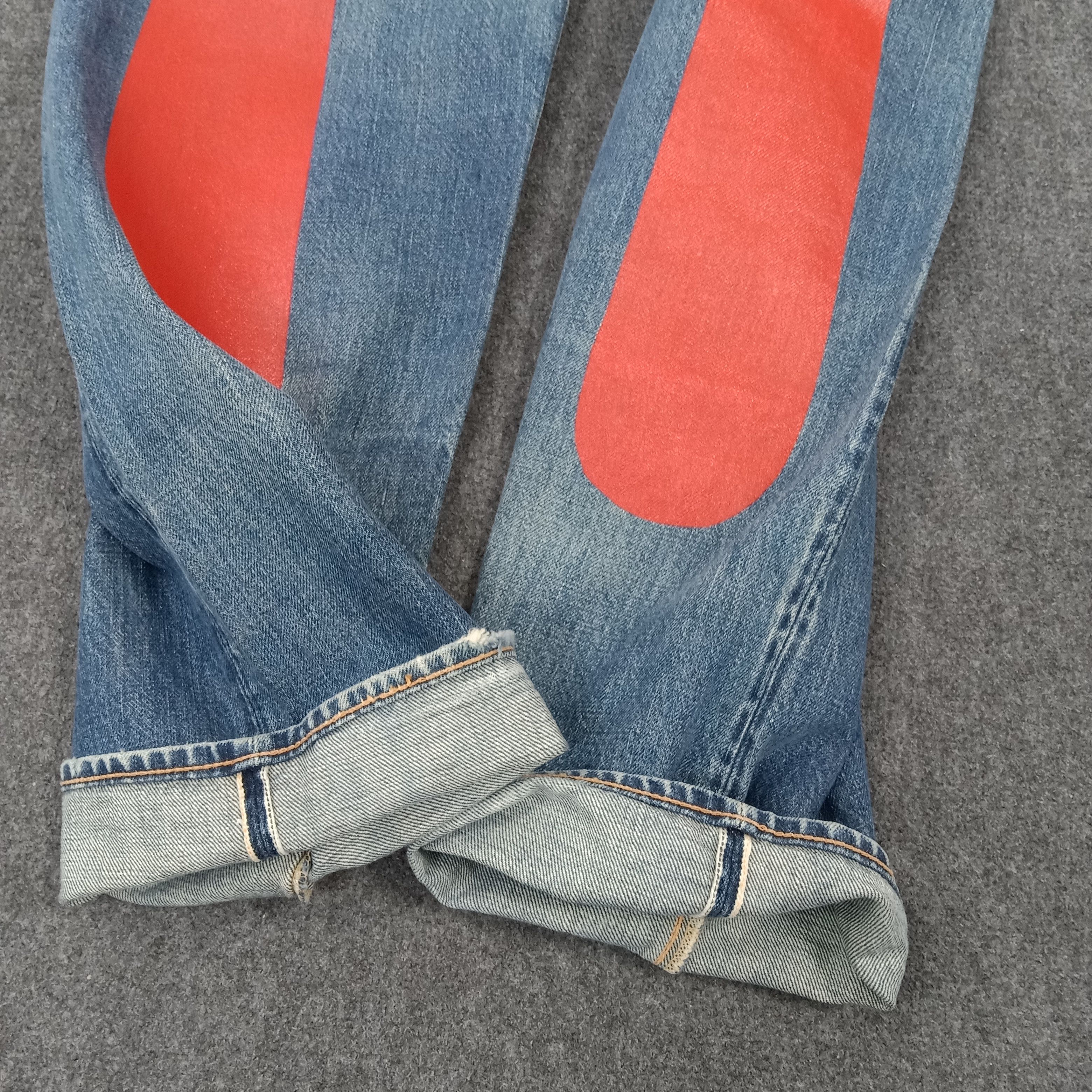 Evisu Evisu Selvedge Japanese Daicock Custom Art Denim Jeans Size US 30 / EU 46 - 6 Thumbnail