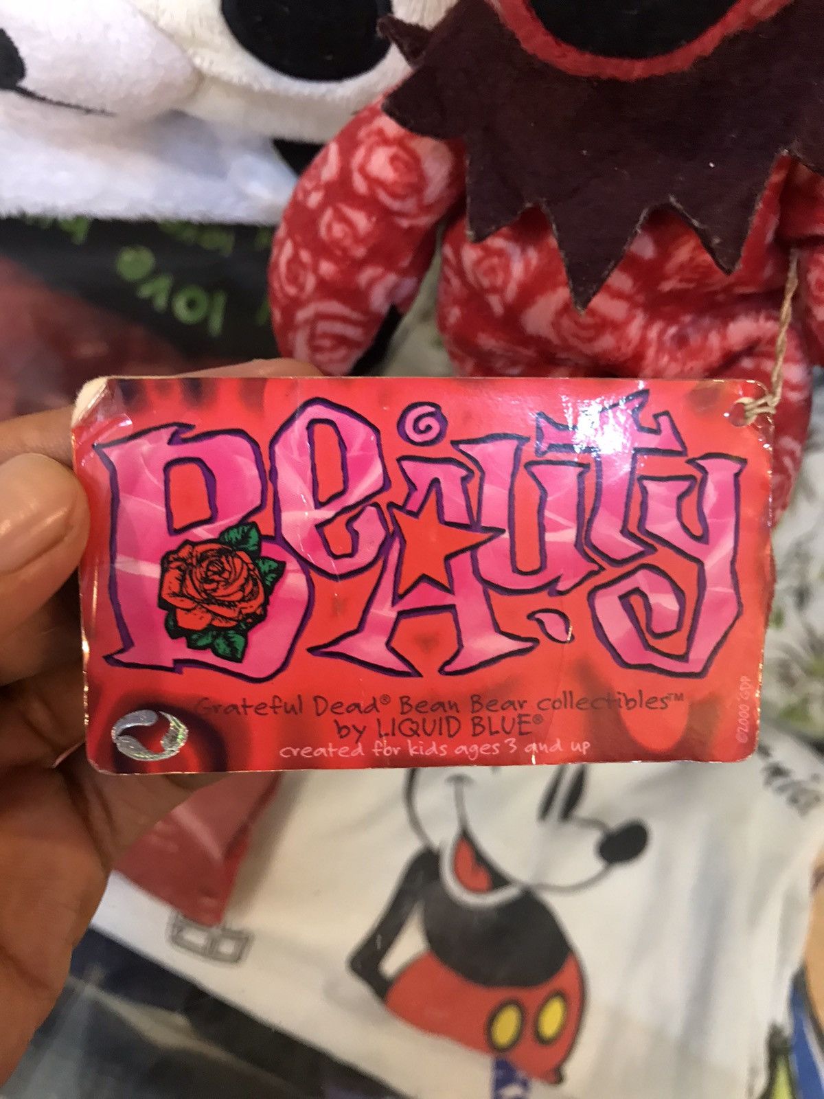 Grateful Dead × Liquid Blue × Vintage Beauty Grateful Dead Bean Bear Collectibles Liquid Blue Toy Size ONE SIZE - 6 Thumbnail