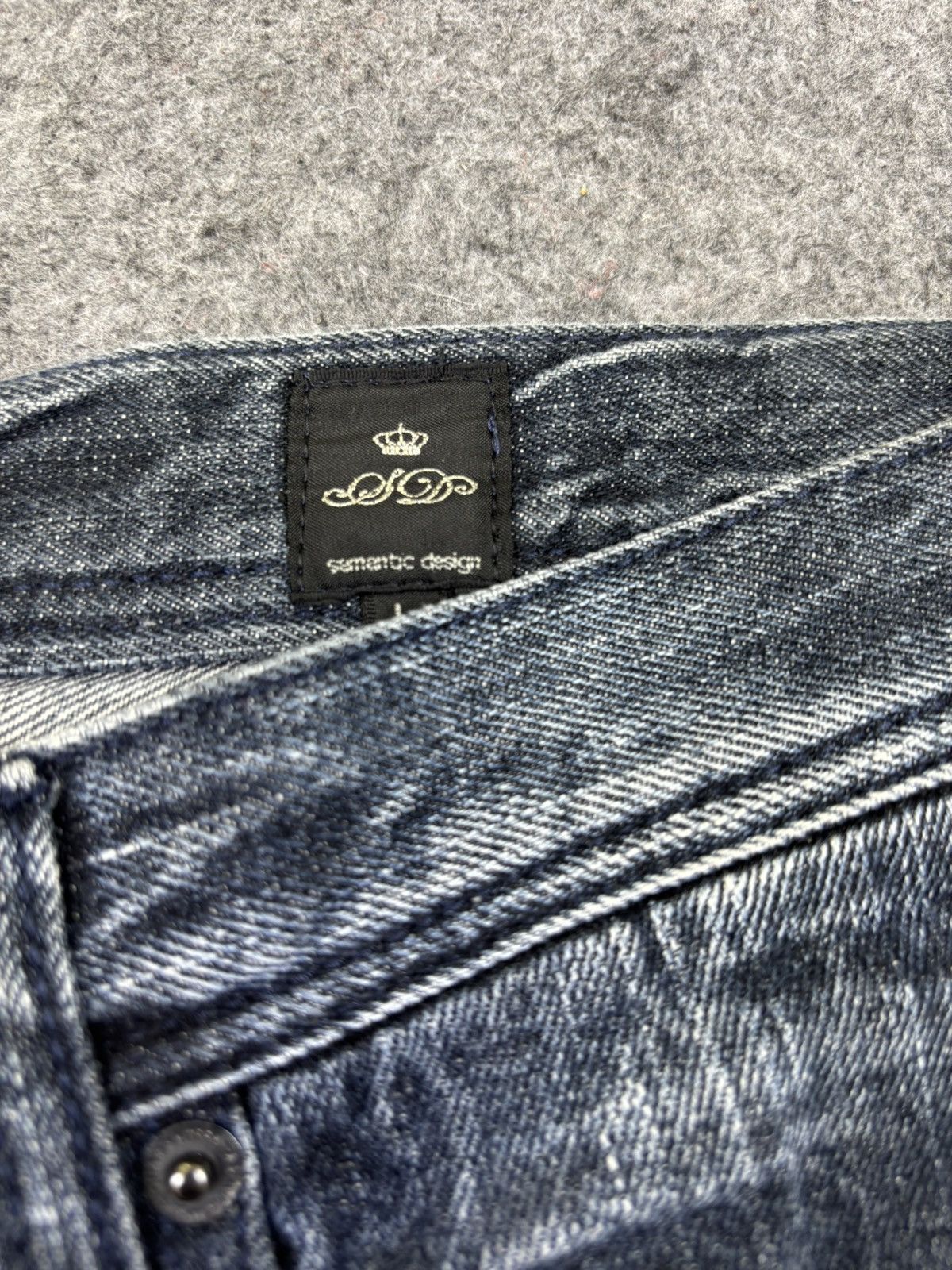 semanticdesign Semanticdesign Crazy Fades Short Denim F753 Size US 34 / EU 50 - 5 Thumbnail