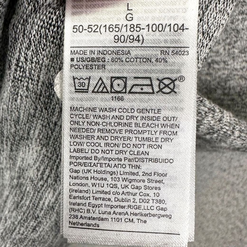 Gap GAP Henley Sweater Mens L Gray Knit Long Sleeve Pocket Casual Winter Size US L / EU 52-54 / 3 - 7 Thumbnail