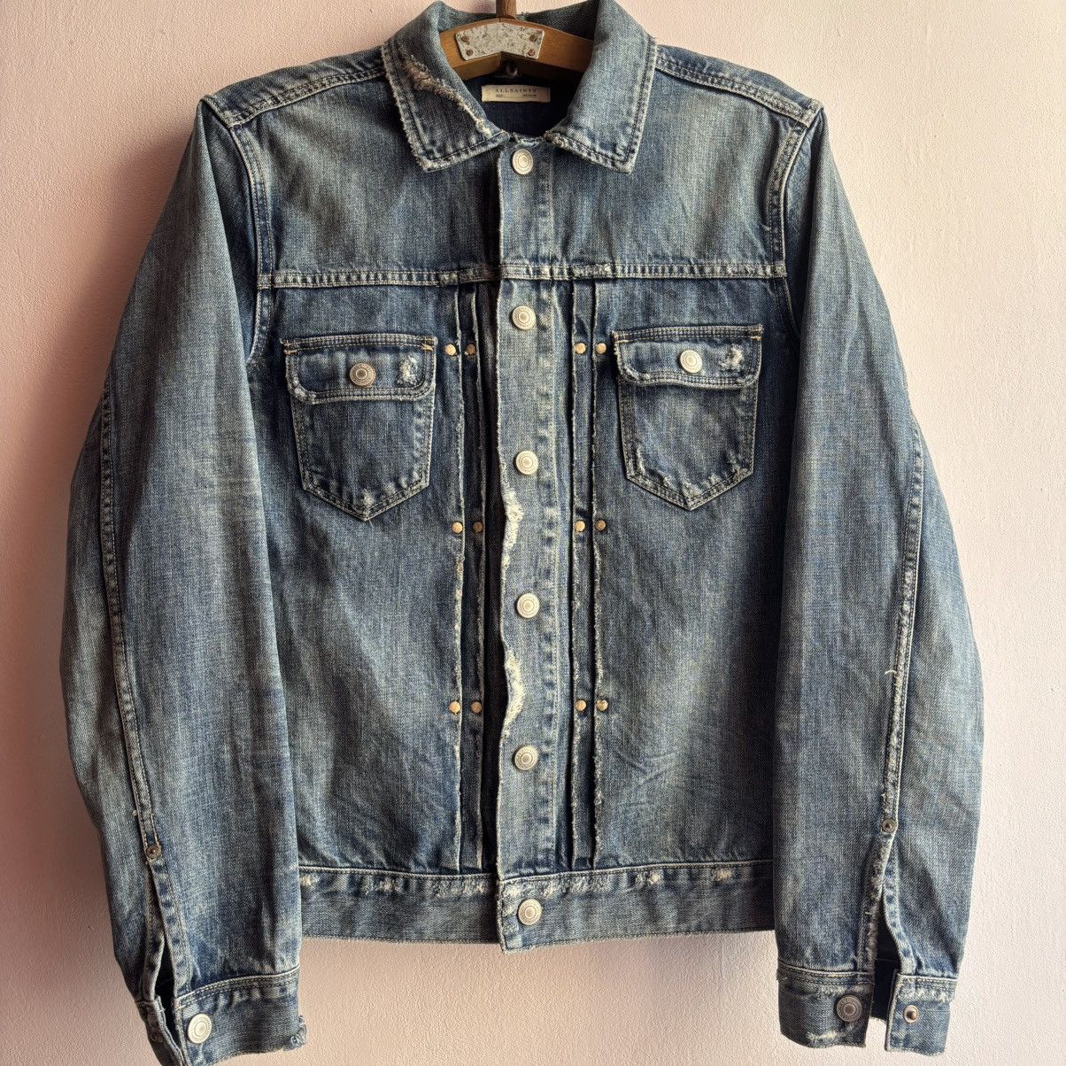 Allsaints Distressed Type-2 Jacket Dior home style