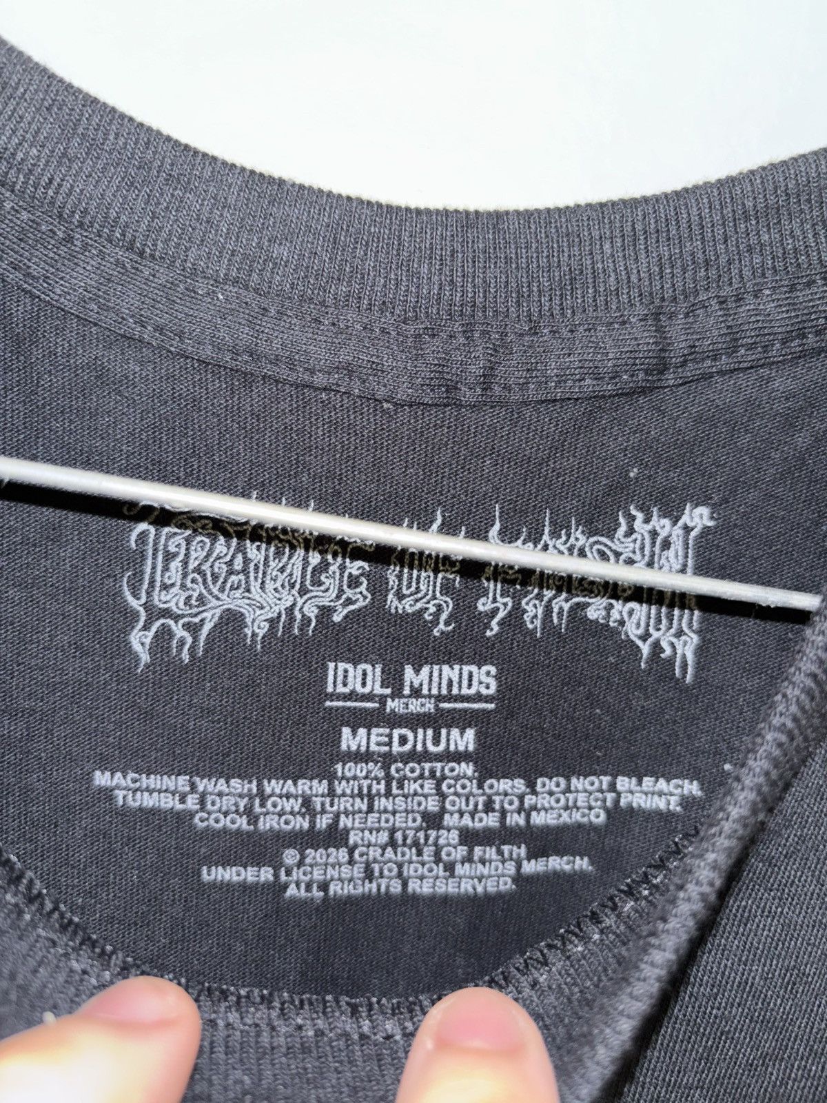 Band Tees Very rare Cradle of filth The Screaming Of The Valkyries Size US M / EU 48-50 / 2 - 4 Thumbnail