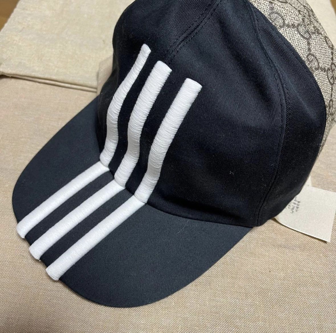 Adidas × Gucci GUCCI ADIDAS CAP double side size L NEW Size ONE SIZE - 4 Thumbnail