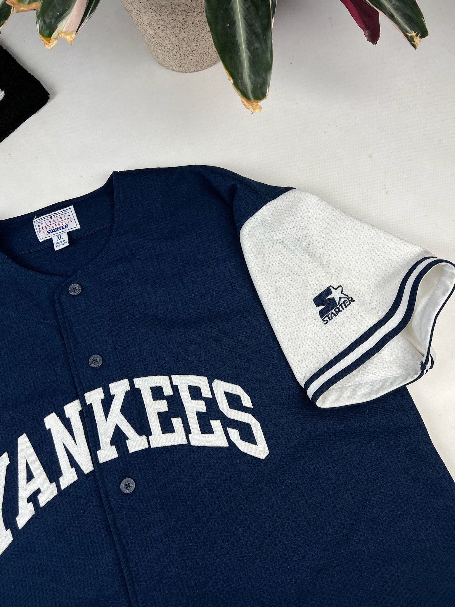 MLB × New York Yankees × Vintage New Tork Yankees Baseball Jersey Majestic Size US XL / EU 56 / 4 - 3 Thumbnail