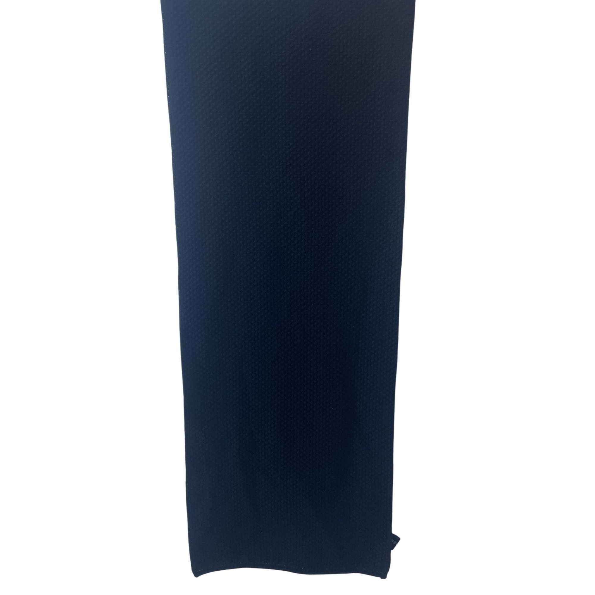 Chanel Chanel Navy Blue Knit Scarf With Pink Logo Embroidery Womens Size ONE SIZE - 7 Thumbnail