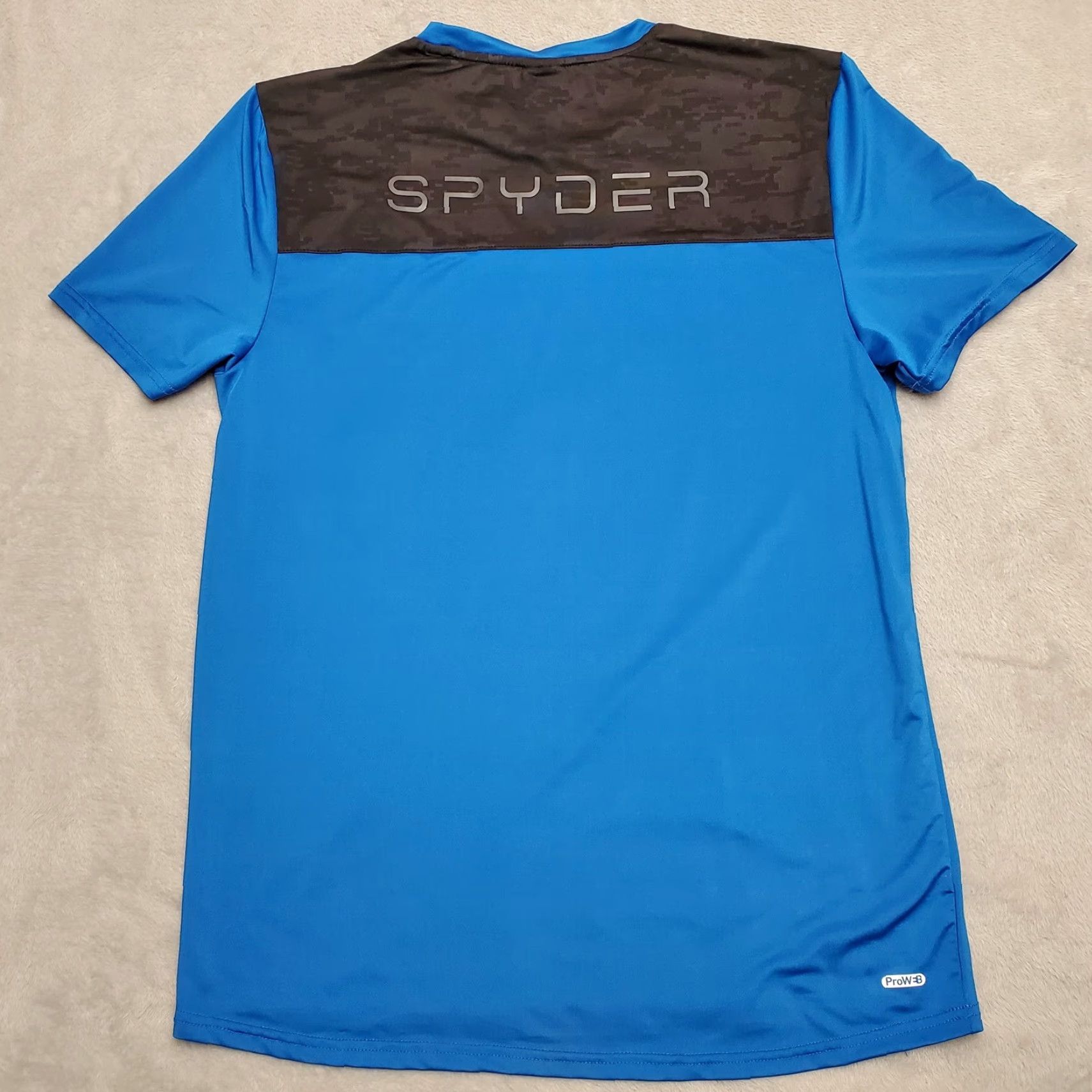 Spyder Spyder Shirt Mens Large Blue Active Short Sleeve Performance Stretch Crewneck T-Shirt Size US L / EU 52-54 / 3 - 4 Thumbnail