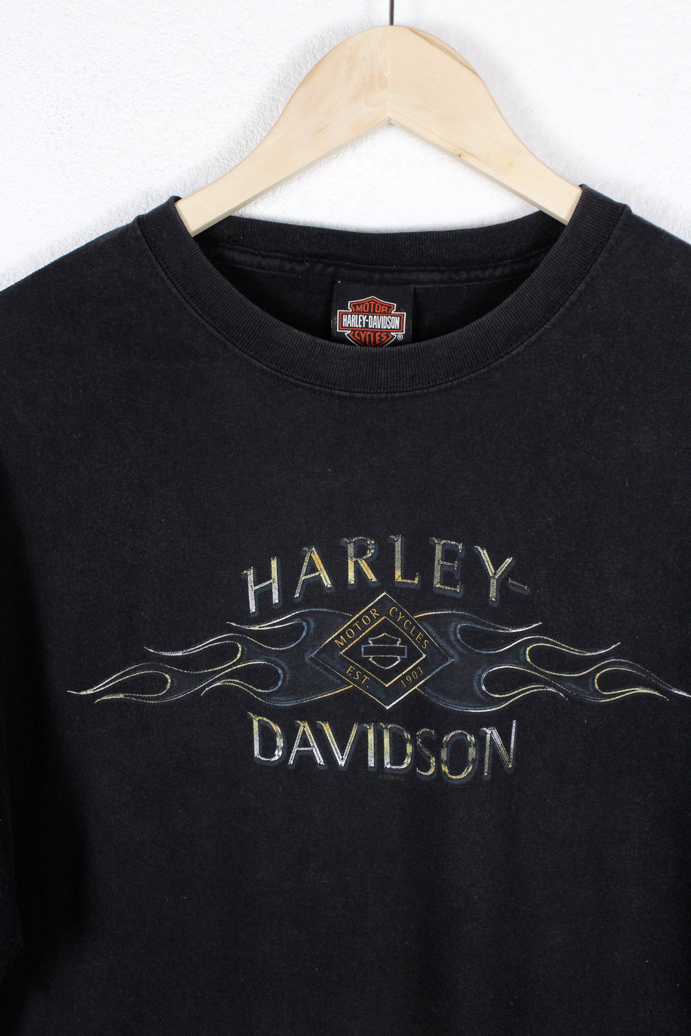 Harley Davidson Harley Davidson Jamestown Vintage Tee T-shirt Made in USA Size US XL / EU 56 / 4 - 2 Thumbnail