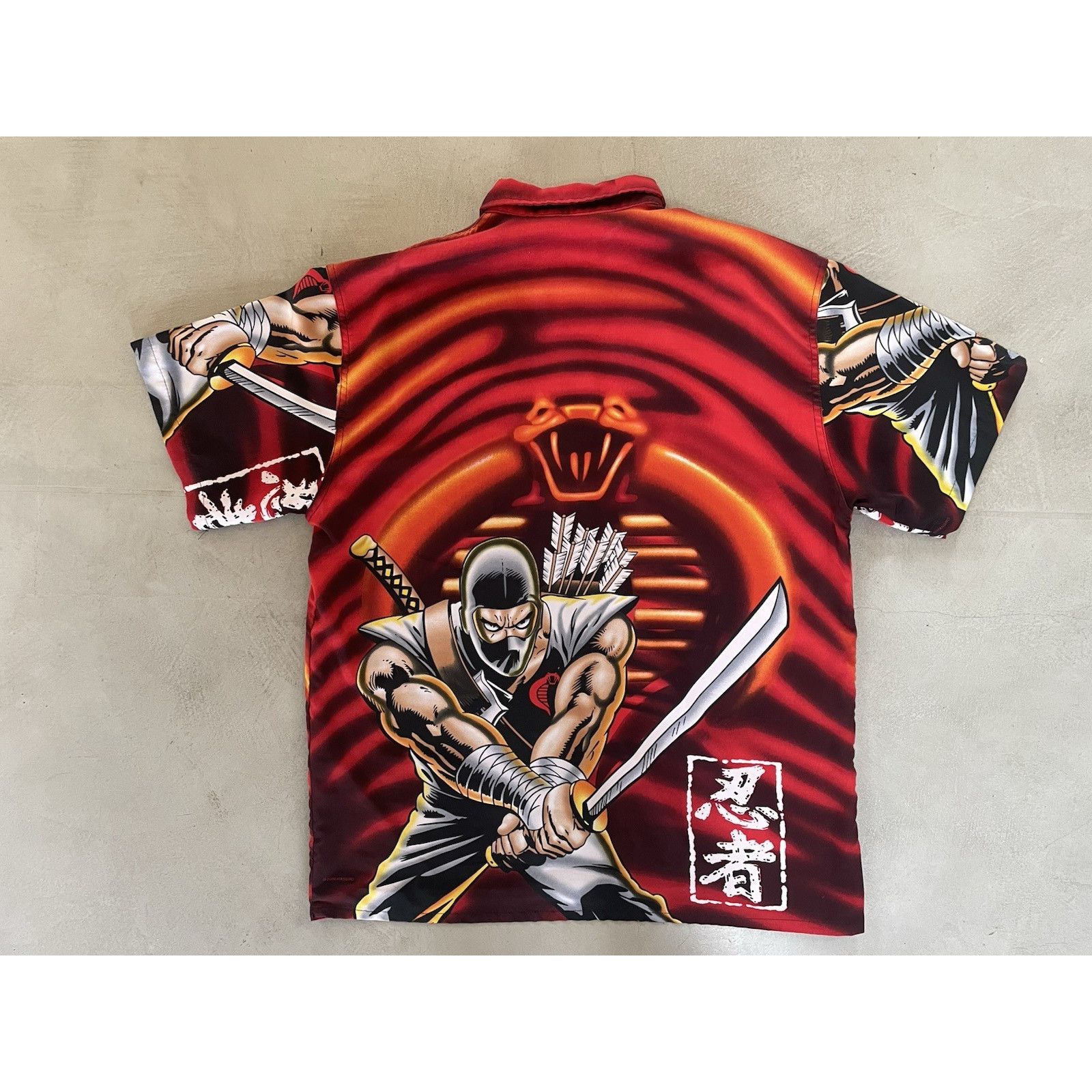 Changes Vintage Y2K Changes GI Joe Cobra Storm Shadow Button Up Size US L / EU 52-54 / 3 - 2 Thumbnail