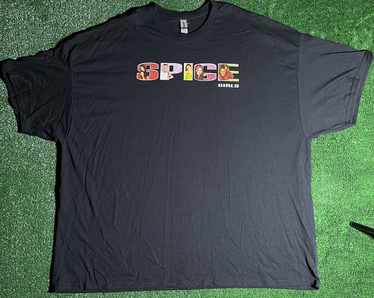 image of Gildan x Vintage Spice Girls T-Shirt in Black, Men's (Size 2XL)