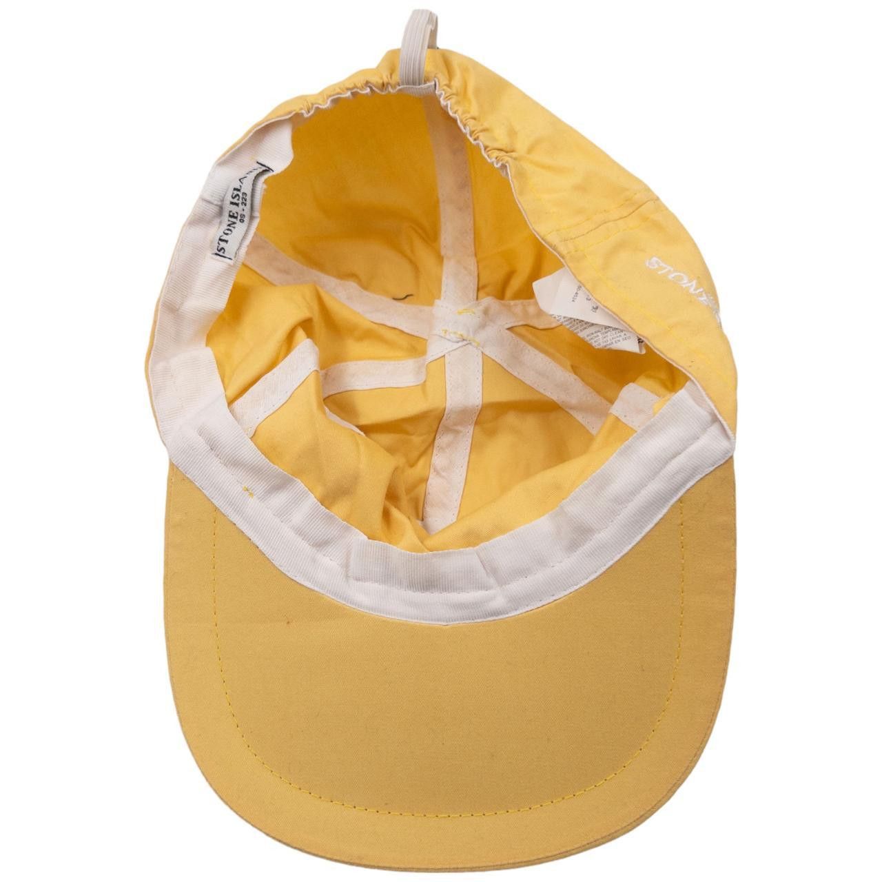 Stone Island Vintage Stone Island Yellow Elasticated Cap Size ONE SIZE - 4 Thumbnail