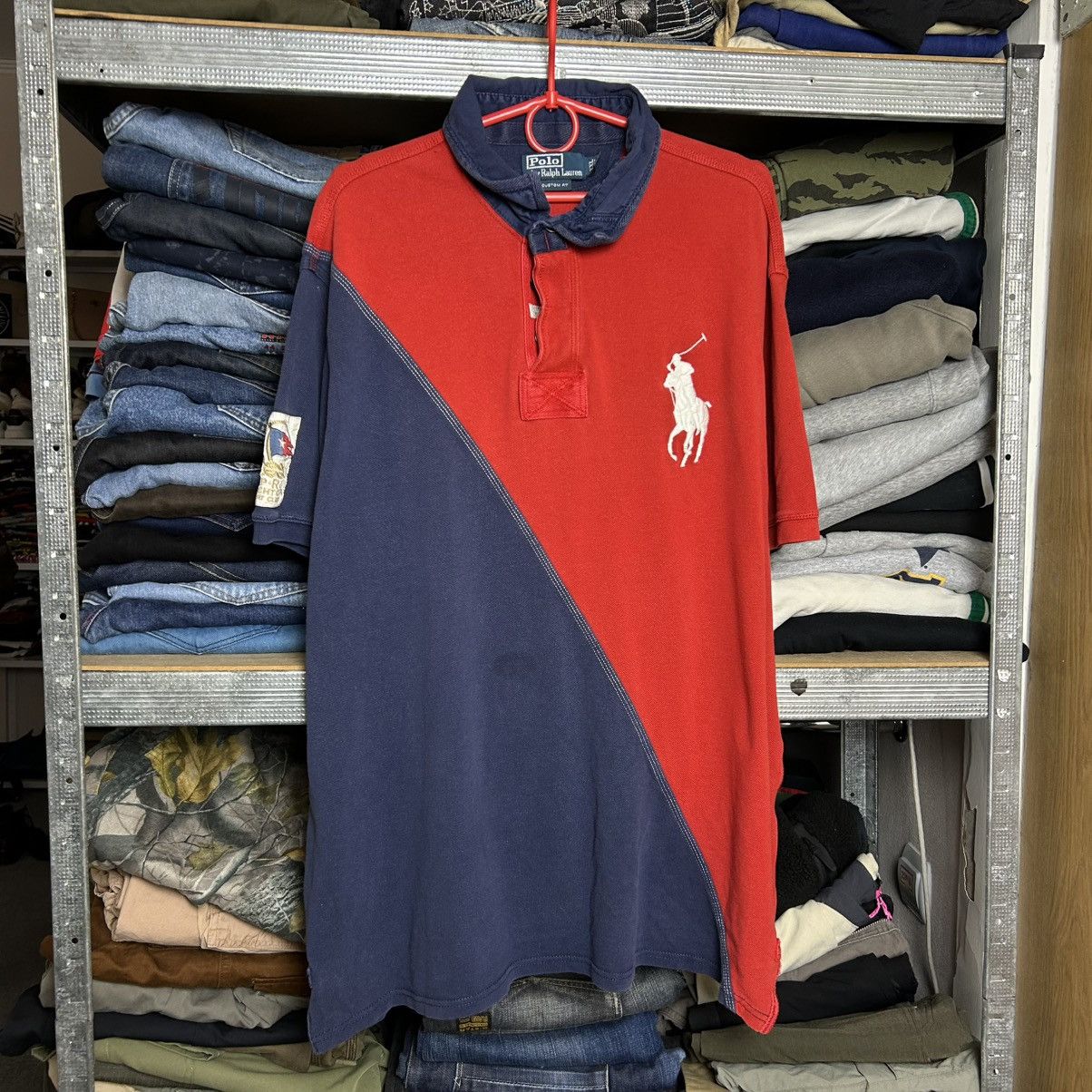 Polo Ralph Lauren Vintage Polo Ralph Lauren Big Logo y2k chief keef polo Size US XXL / EU 58 / 5 - 1 Thumbnail