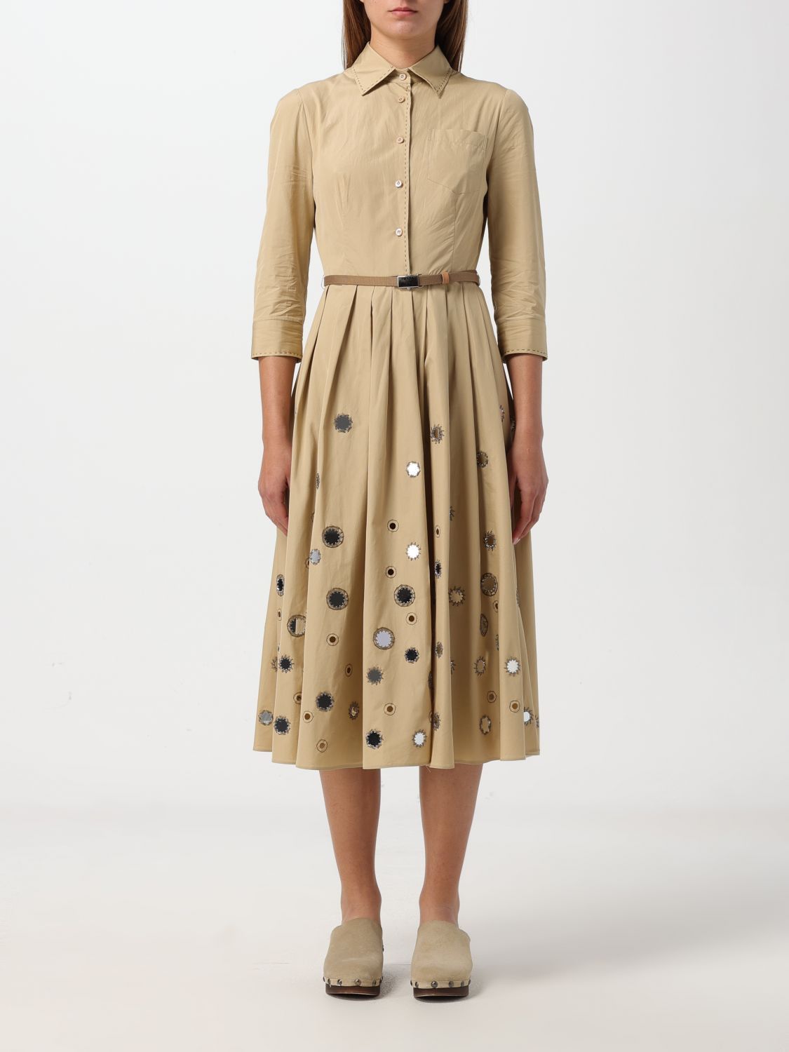 image of Prada Dress Woman Brown, Women's (Size XS)