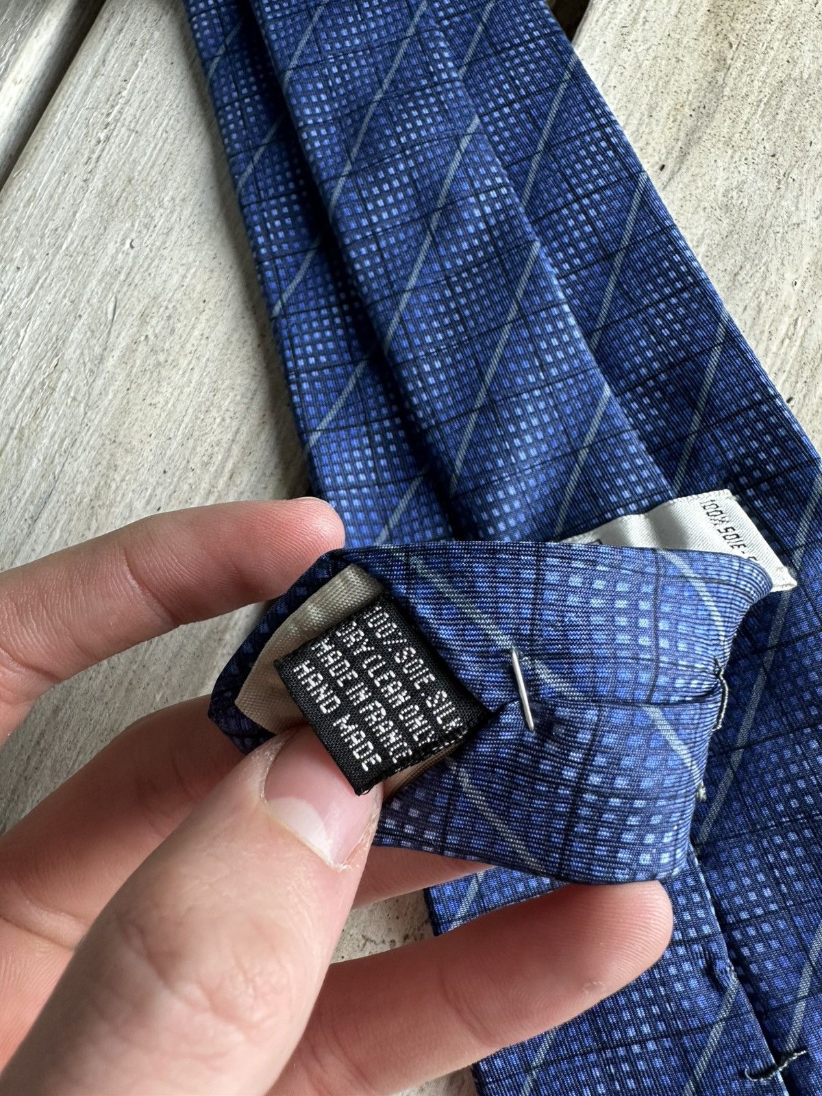 Balmain × Pierre Balmain × Vintage 🚨Rare vintage balmain tie paris 100% silk luxury Size ONE SIZE - 6 Thumbnail