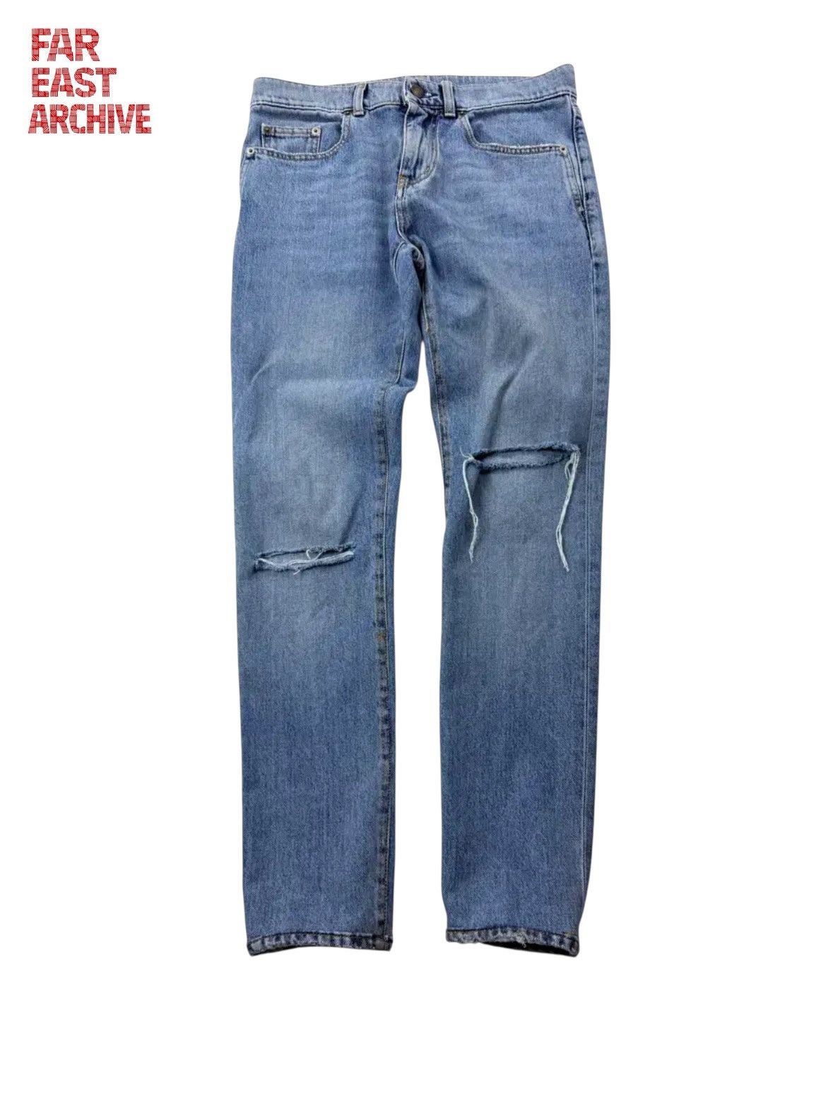 パンツ Saint Laurent denim pants archive Saint Laurent Paris Saint Laurent washed denim pants 28 avantgarde