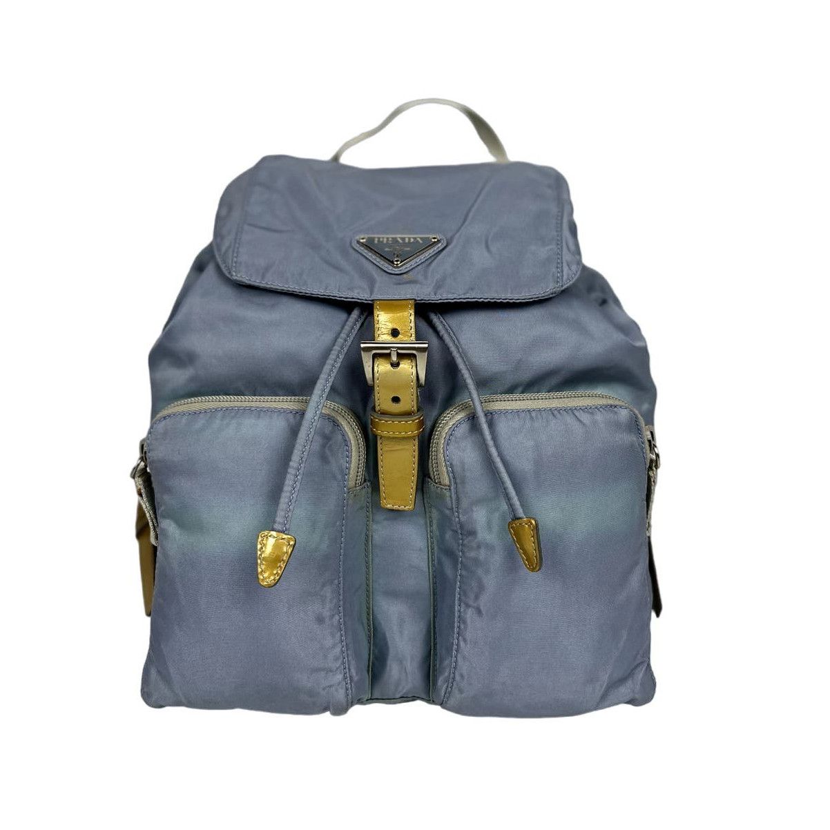 Prada Light Blue Tessuto Nylon Backpack - Main Image