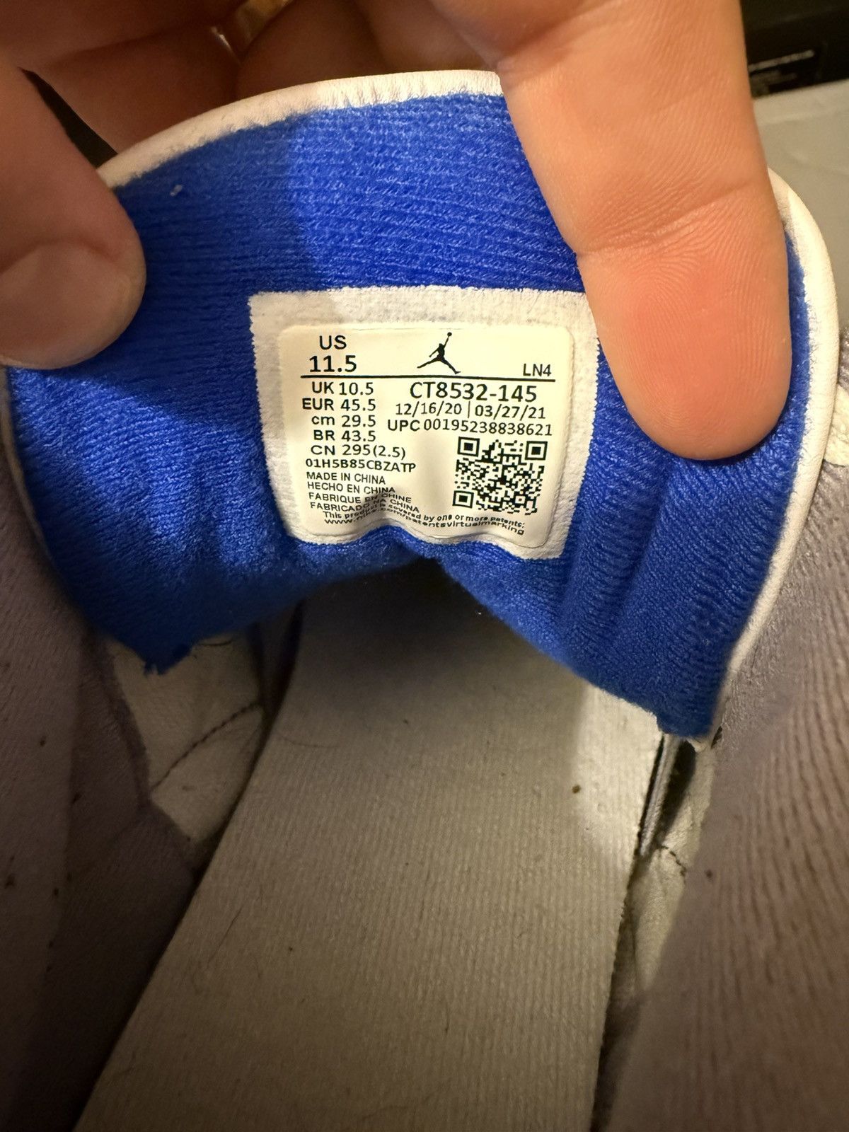 Jordan Brand Jordan retro 3 Racer blue size 11.5 Size US 11.5 / EU 44-45 - 5 Thumbnail