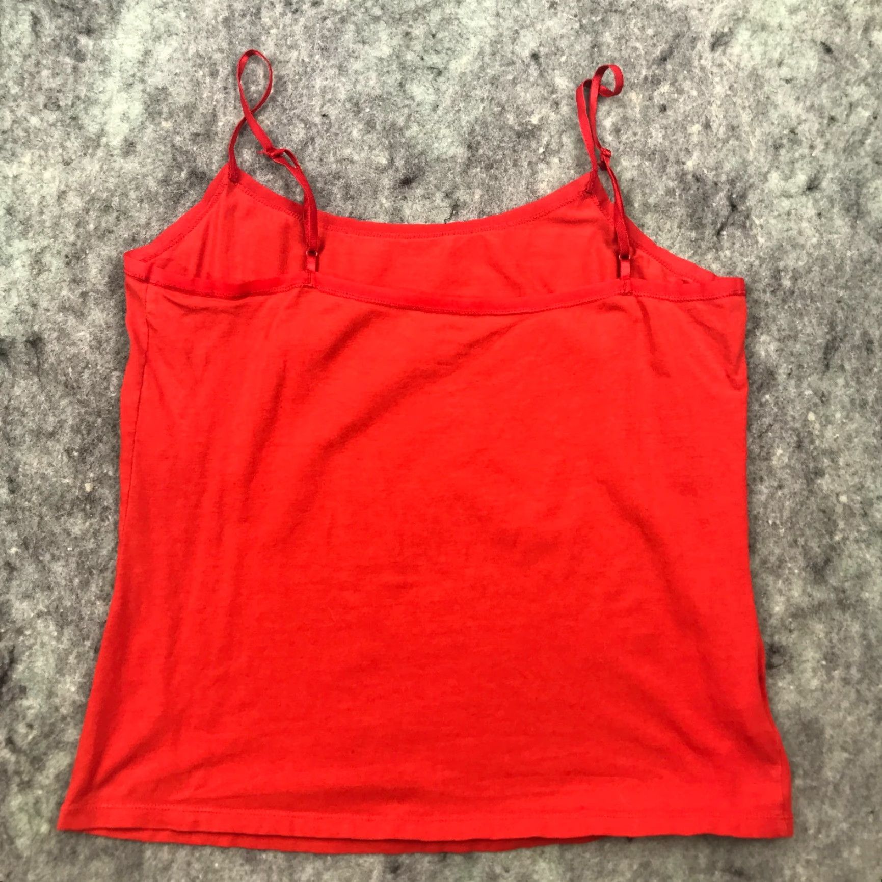 Ann Taylor Ann Taylor Shirt Womens Large Orange Halter Spaghetti Straps Stretch Top Womens Size L / US 10 / IT 46 - 3 Thumbnail
