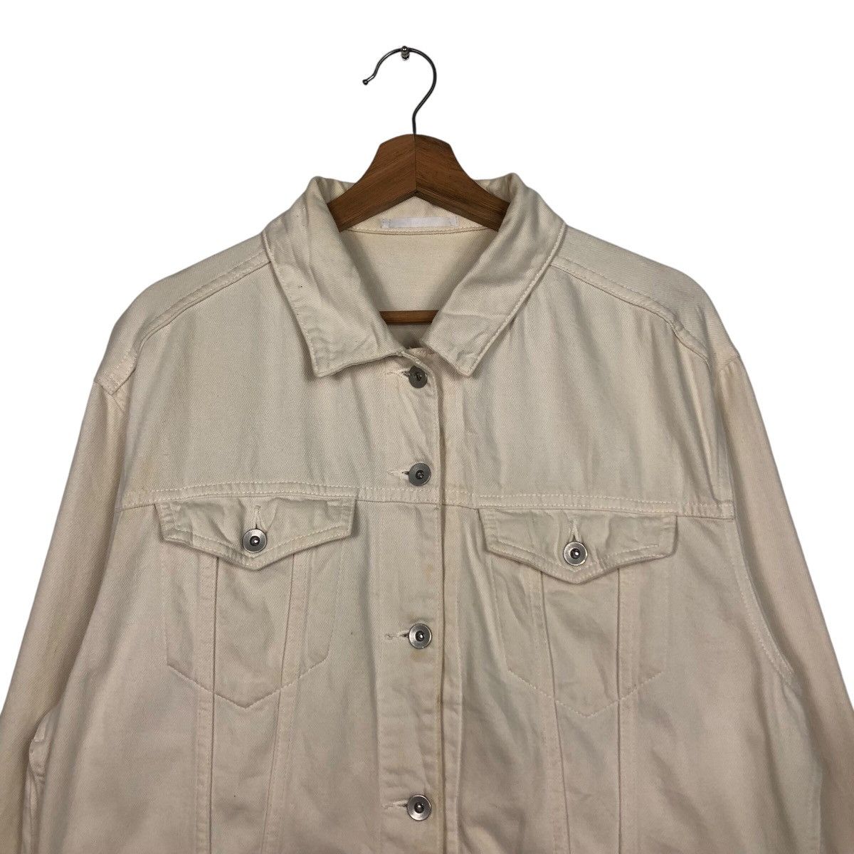Japanese Brand × Uniqlo 📌Vintage Cropped Biker Jacket Uniqlo Issey Miyake Size US XL / EU 56 / 4 - 4 Thumbnail