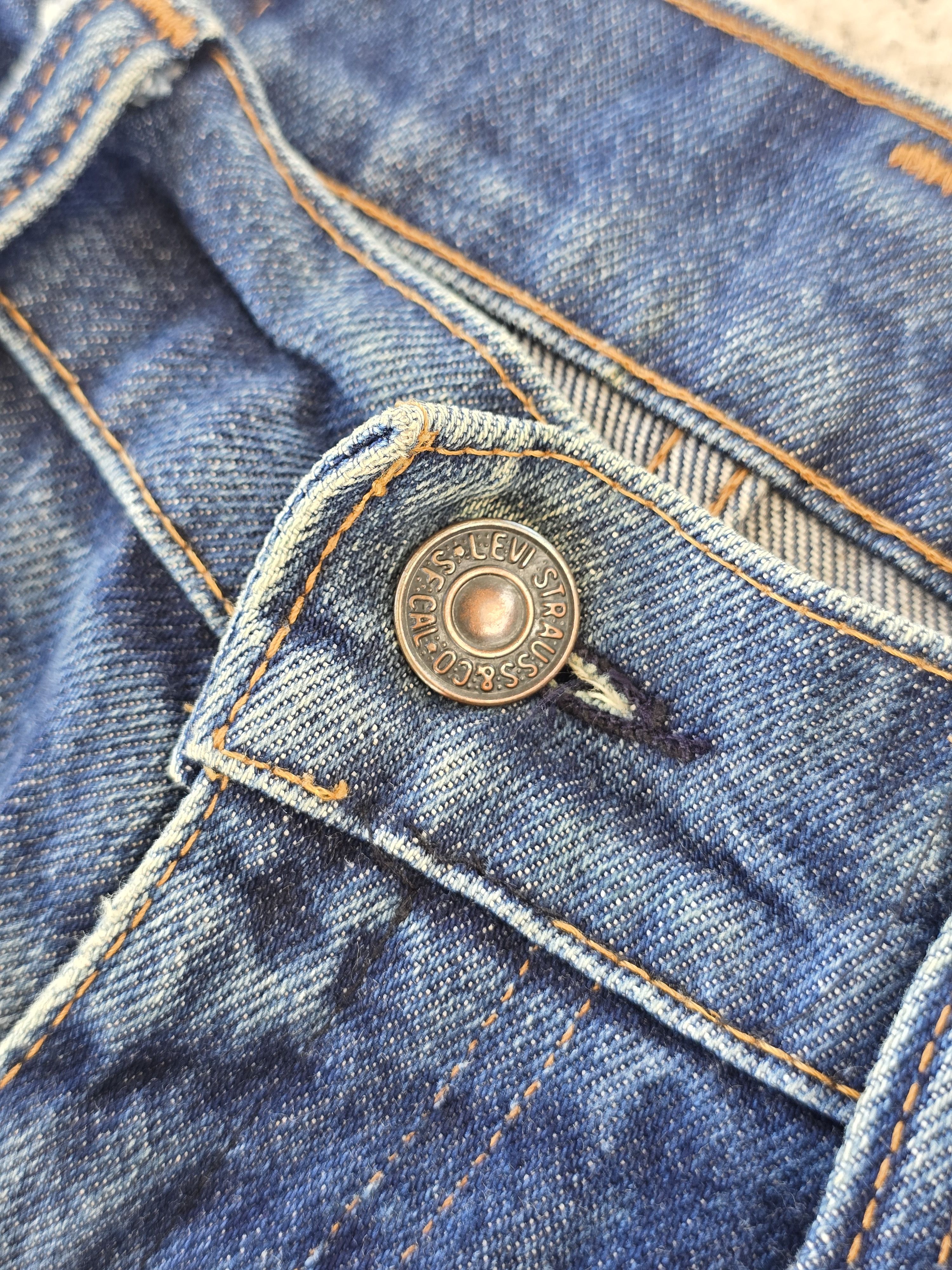Levi's Vintage 70s Levis Orange Tab Bell Bottom Denim Size US 28 / EU 44 - 3 Thumbnail