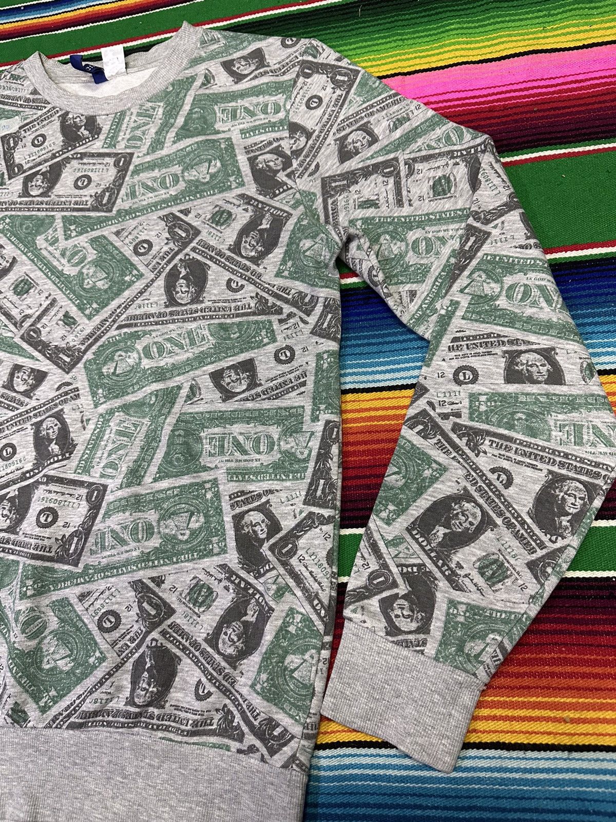 Balmain 💥H&M💥 Ovp Dollar Usa Sweatshirt by H&m💥 Size US M / EU 48-50 / 2 - 2 Thumbnail