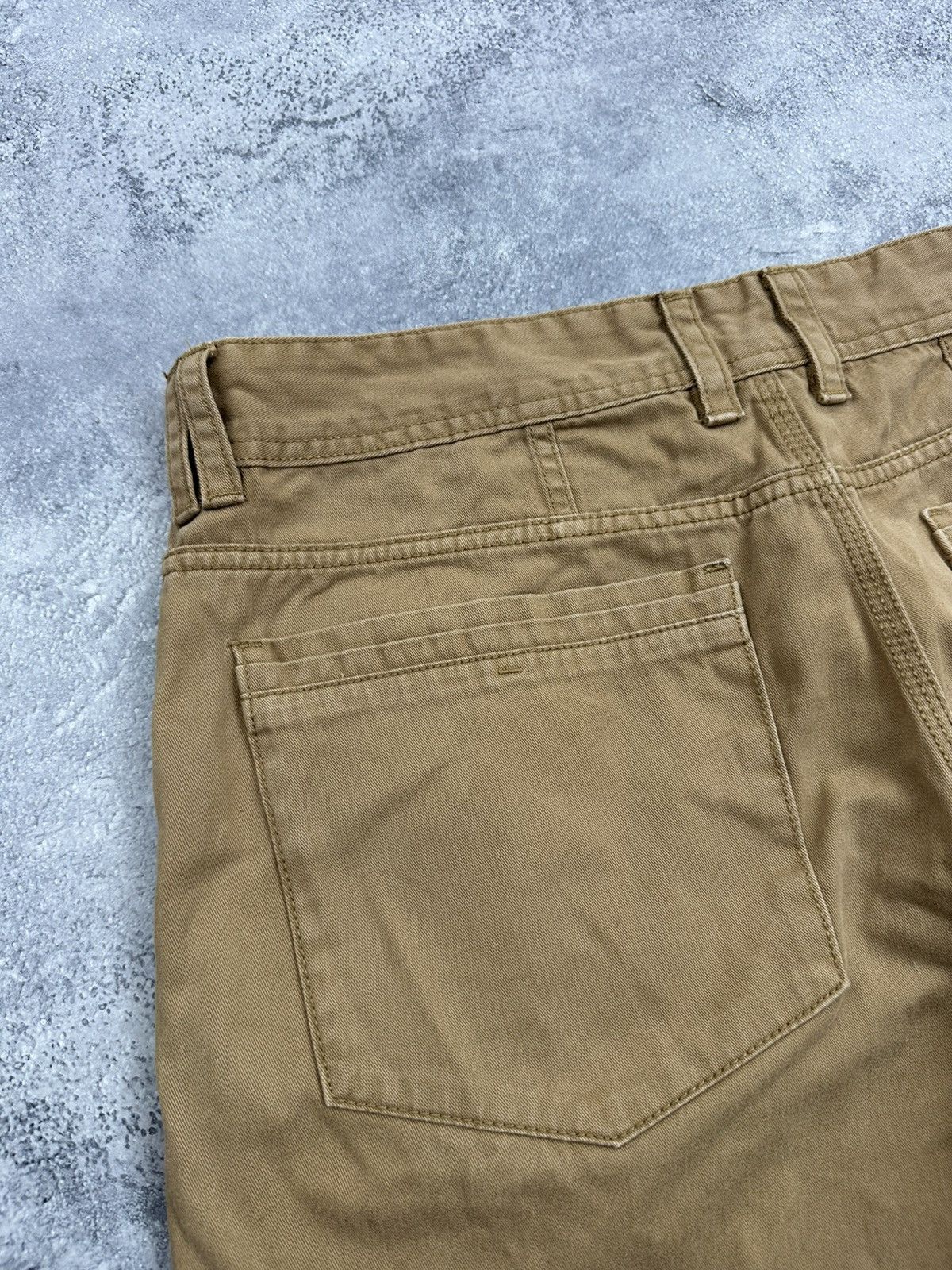 Kangol Vintage Kangol Rap Shorts Beige Rare Y2K Embroidered Logo Size US 34 / EU 50 - 17 Thumbnail