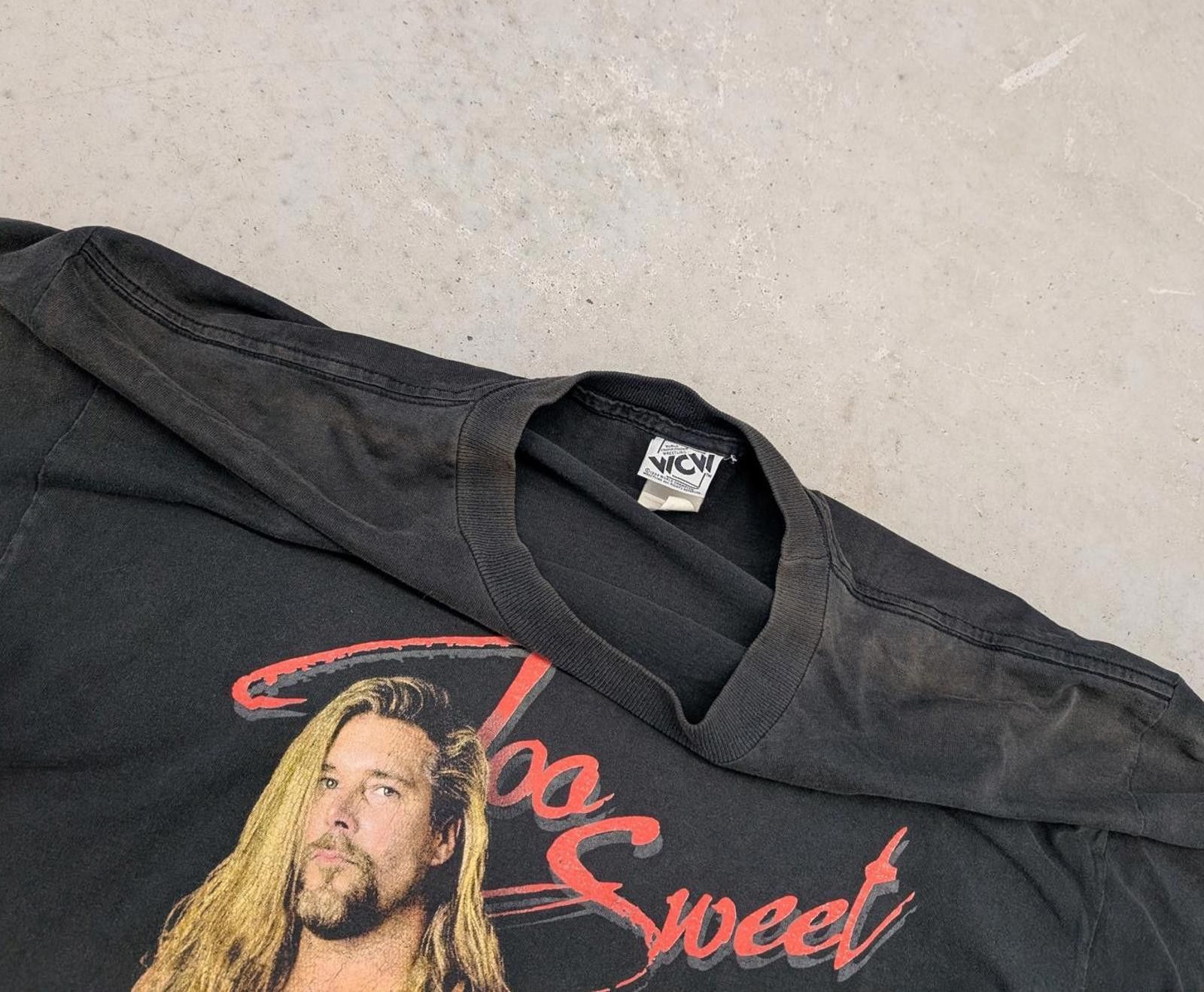 WWE Vintage 90s WCW Too Sweet NWO Kevin Nash T-shirt Size US XL / EU 56 / 4 - 9 Thumbnail