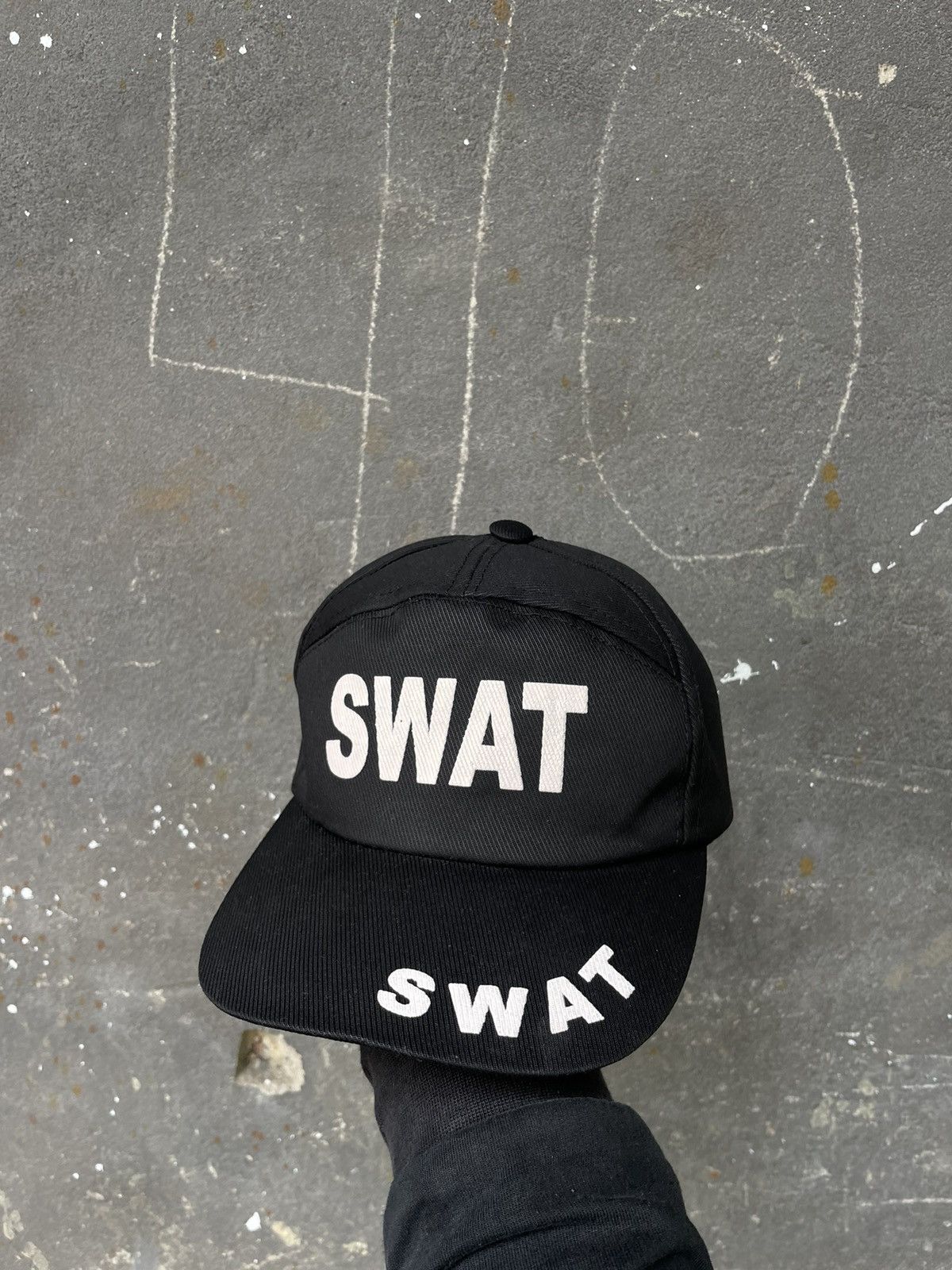 Japanese Brand Vintage 00’s SWAT Police Hats Cap Y2K Skategang RARE Size ONE SIZE - 2 Thumbnail