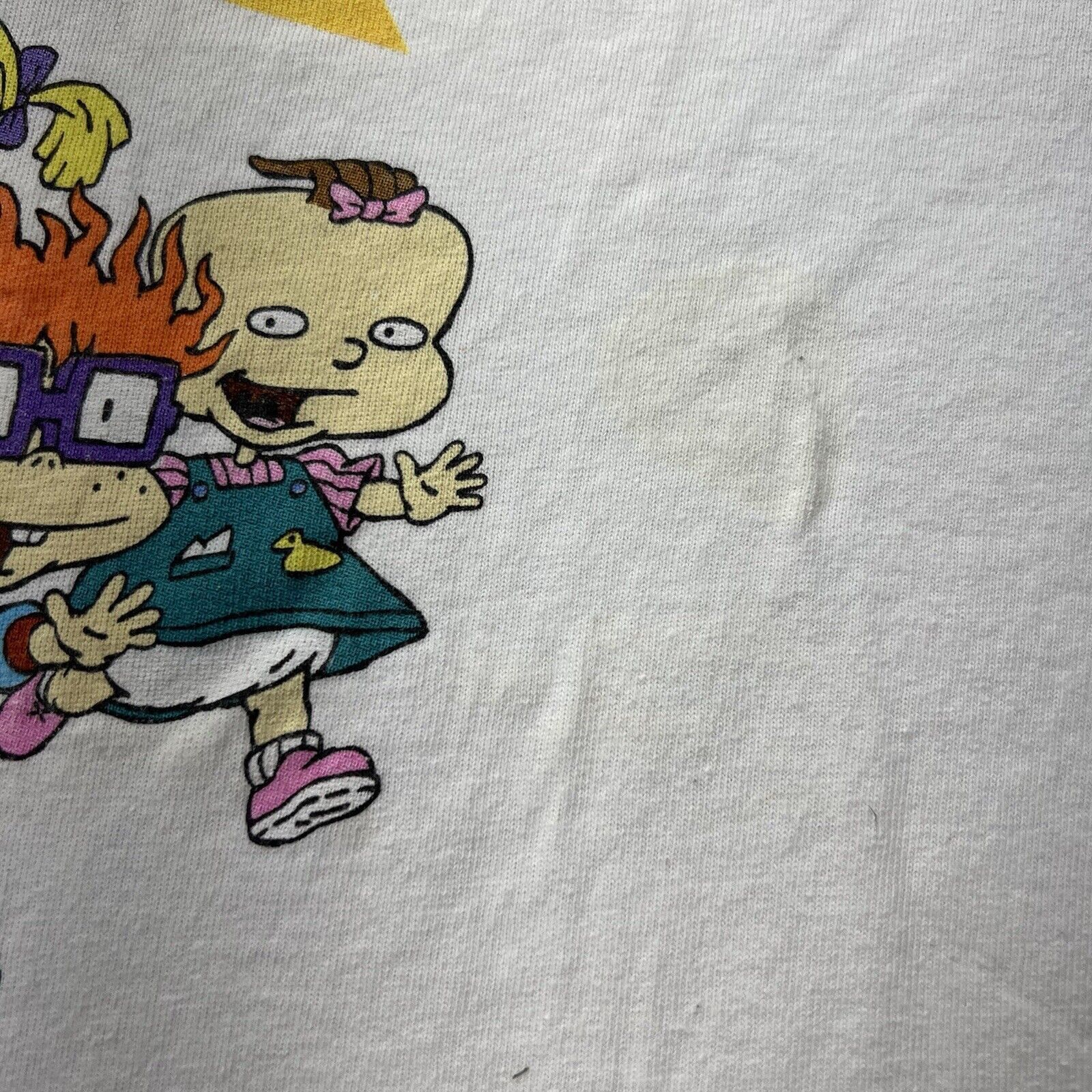 Nickelodeon Nickelodeon Rugrats 2X White Cropped Top Graphic T Shirt Size XXL / US 16-18 / IT 52-54 - 7 Thumbnail