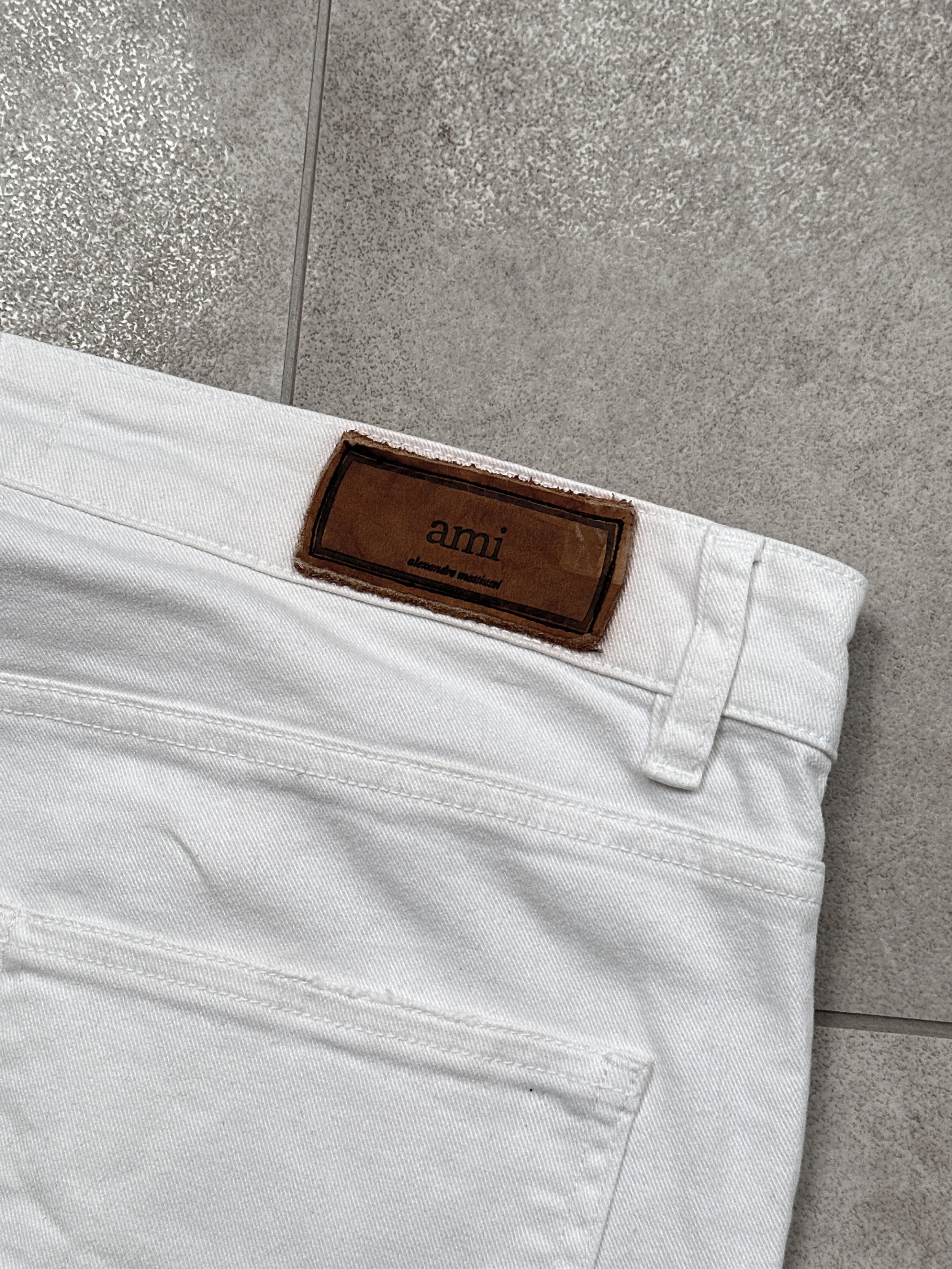 AMI AMI White Denim Pants Jeans Size US 34 / EU 50 - 10 Thumbnail