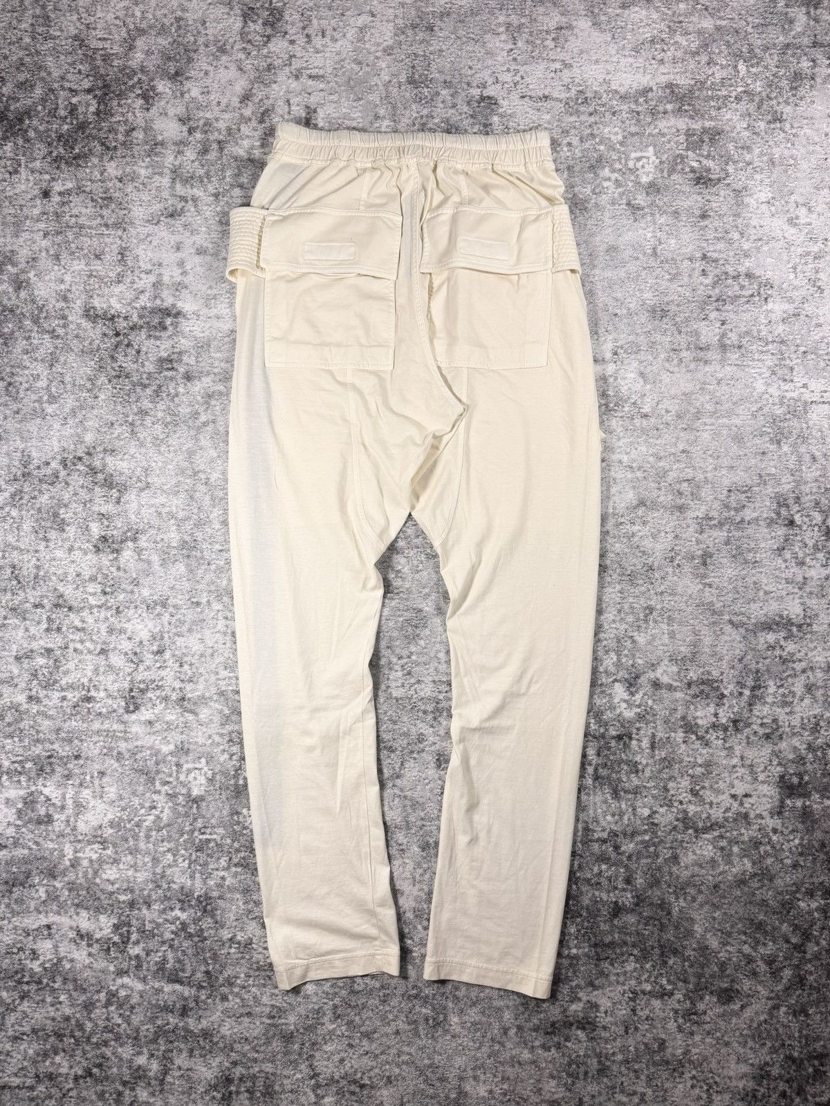 Rick Owens SS22 Rick Owens “Fogachine” Natural Creatch Cargo Sweatpants Size US 32 / EU 48 - 5 Thumbnail