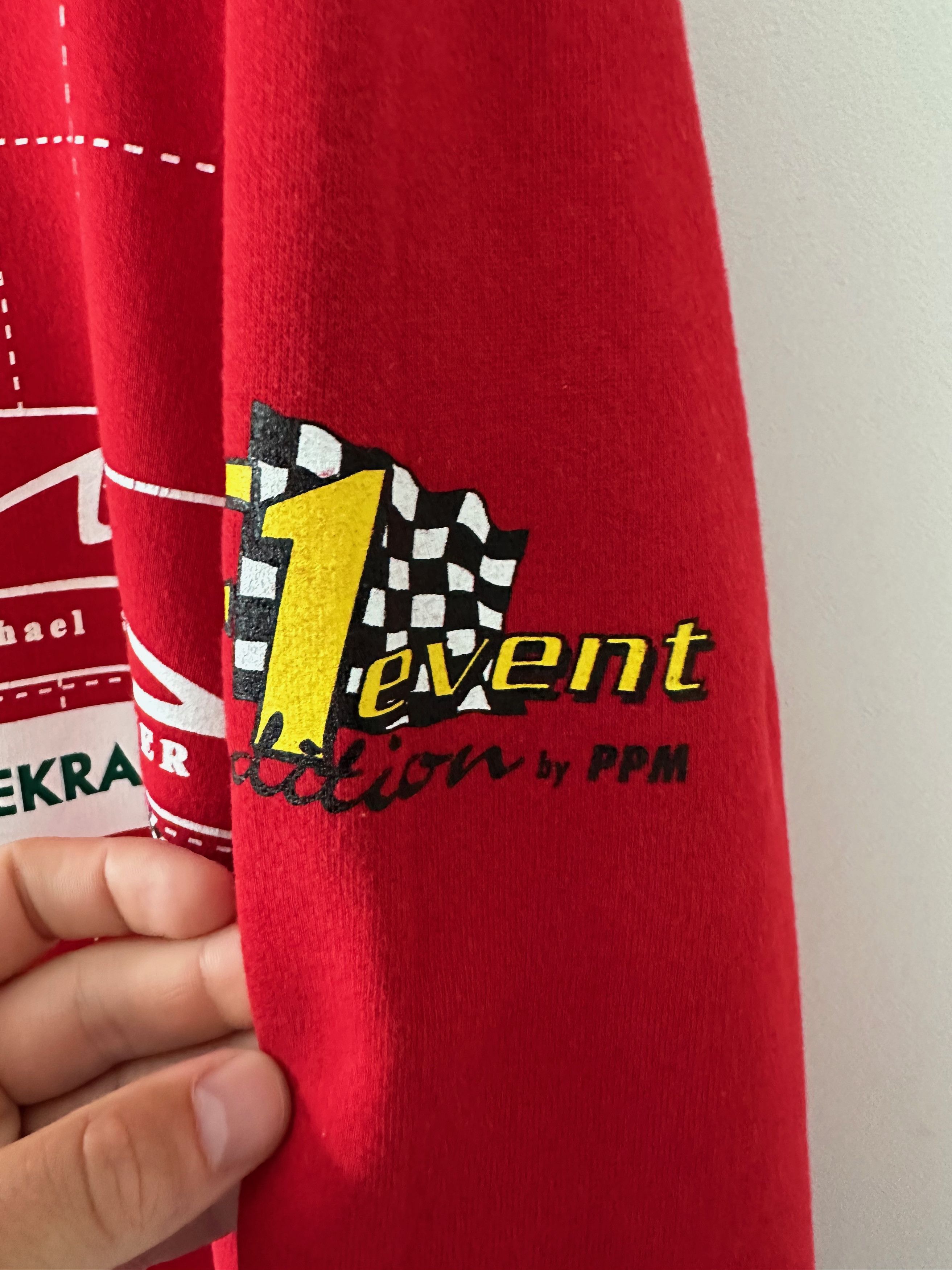 Ferrari 1995 Michael Schumacher Ferrari F1 Formula 1 Racing Uno Size US L / EU 52-54 / 3 - 6 Thumbnail