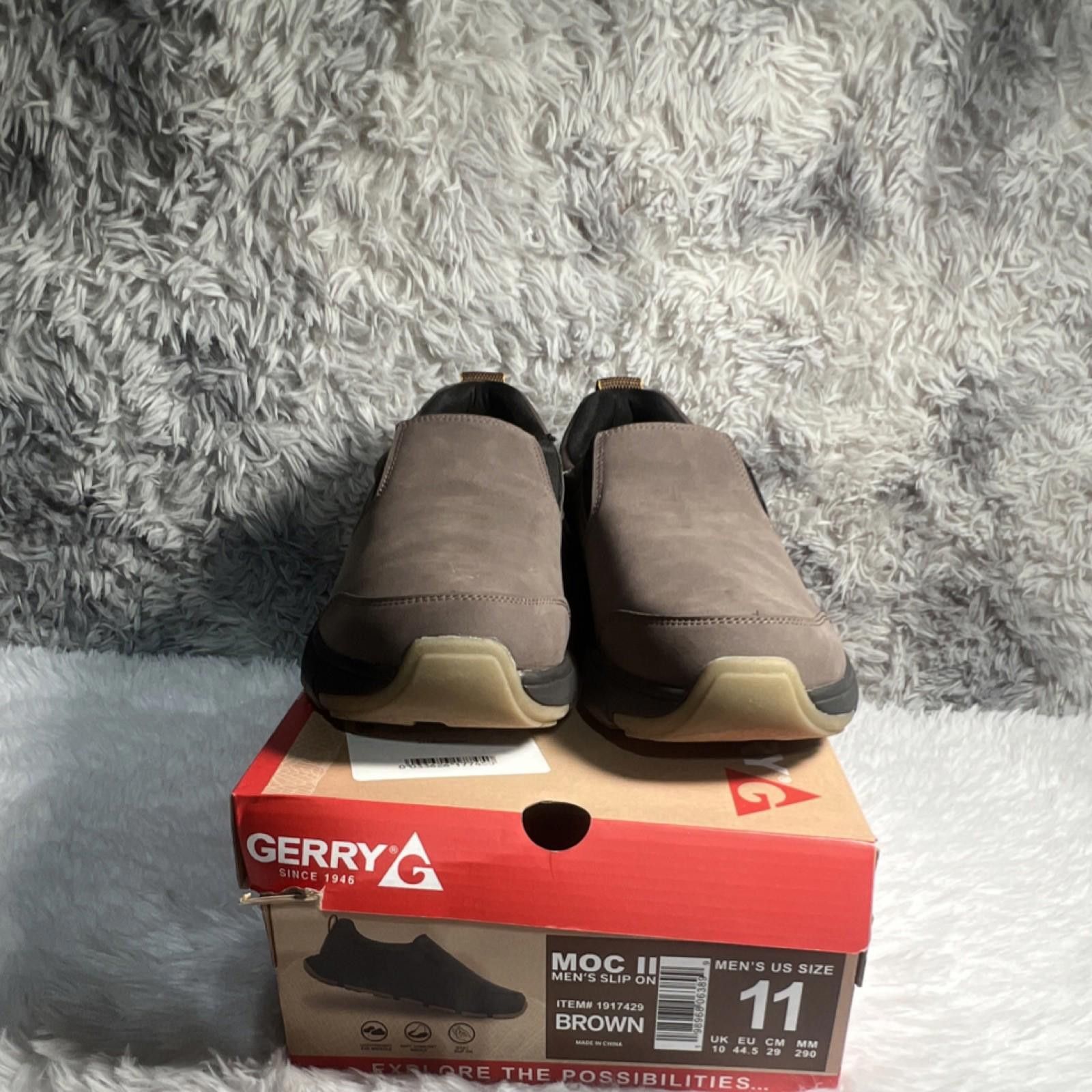 Gerrit Jacob Gerry Moc II Men's Brown Slip-On Casual Shoes Size 11 Size US 11 / EU 44 - 5 Thumbnail