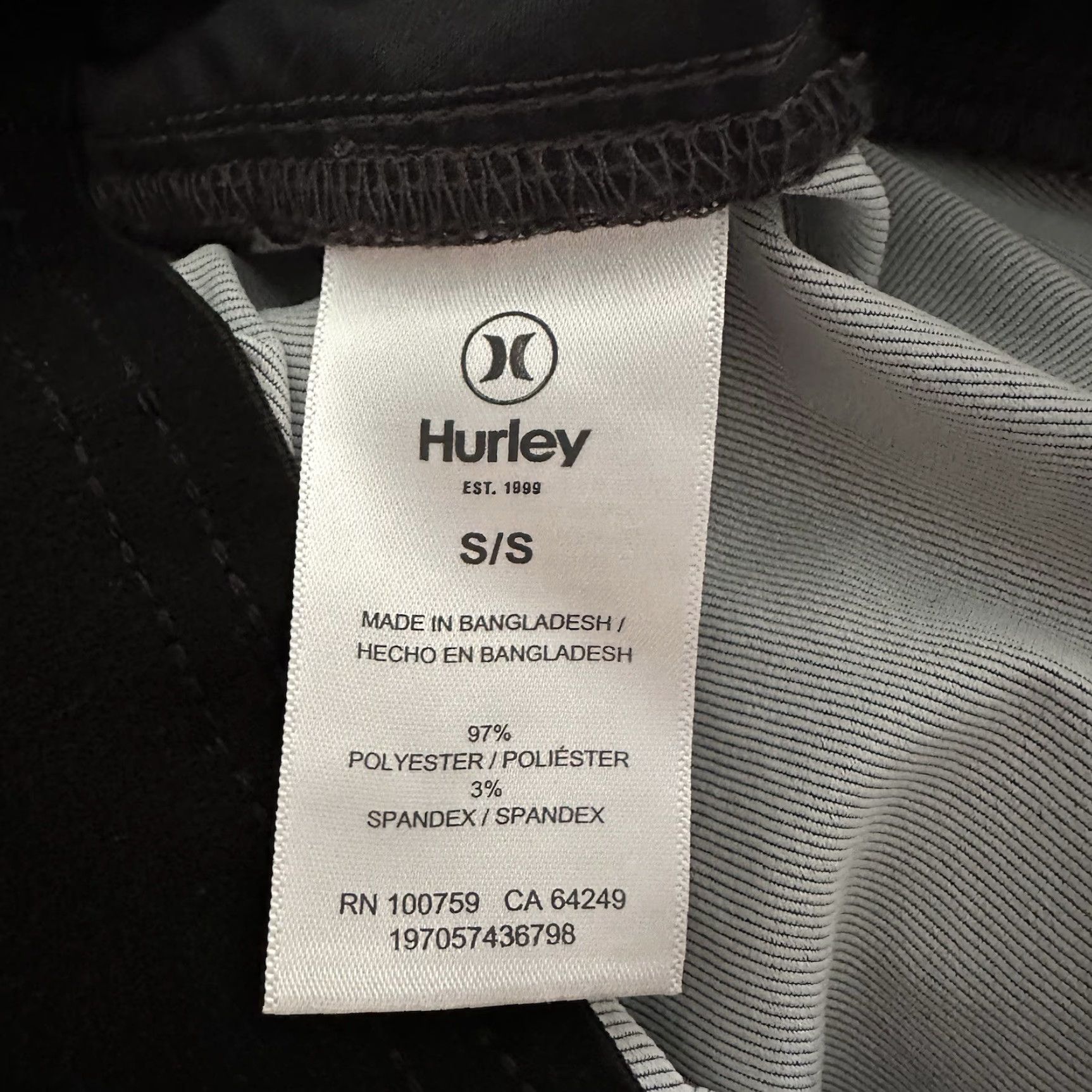 Hurley Hurley Pants Men's S Small Pacer Stretch Twill Jogger Tapered Fit Gray Size US 29 - 6 Thumbnail