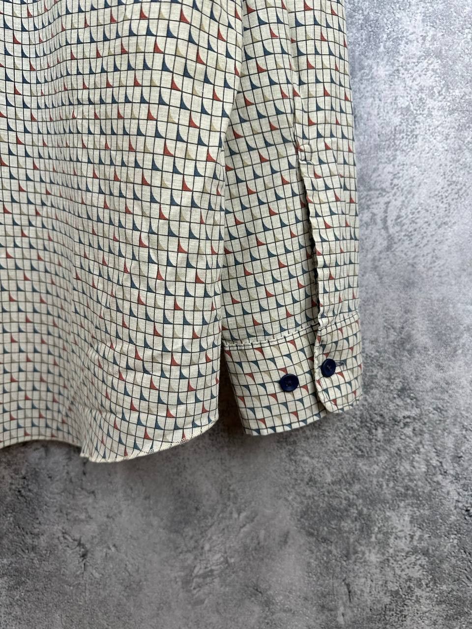 Vintage Vintage 70s H.I.S Retro Western Geometric ButtonUp Shirt LS Size US XL / EU 56 / 4 - 9 Thumbnail