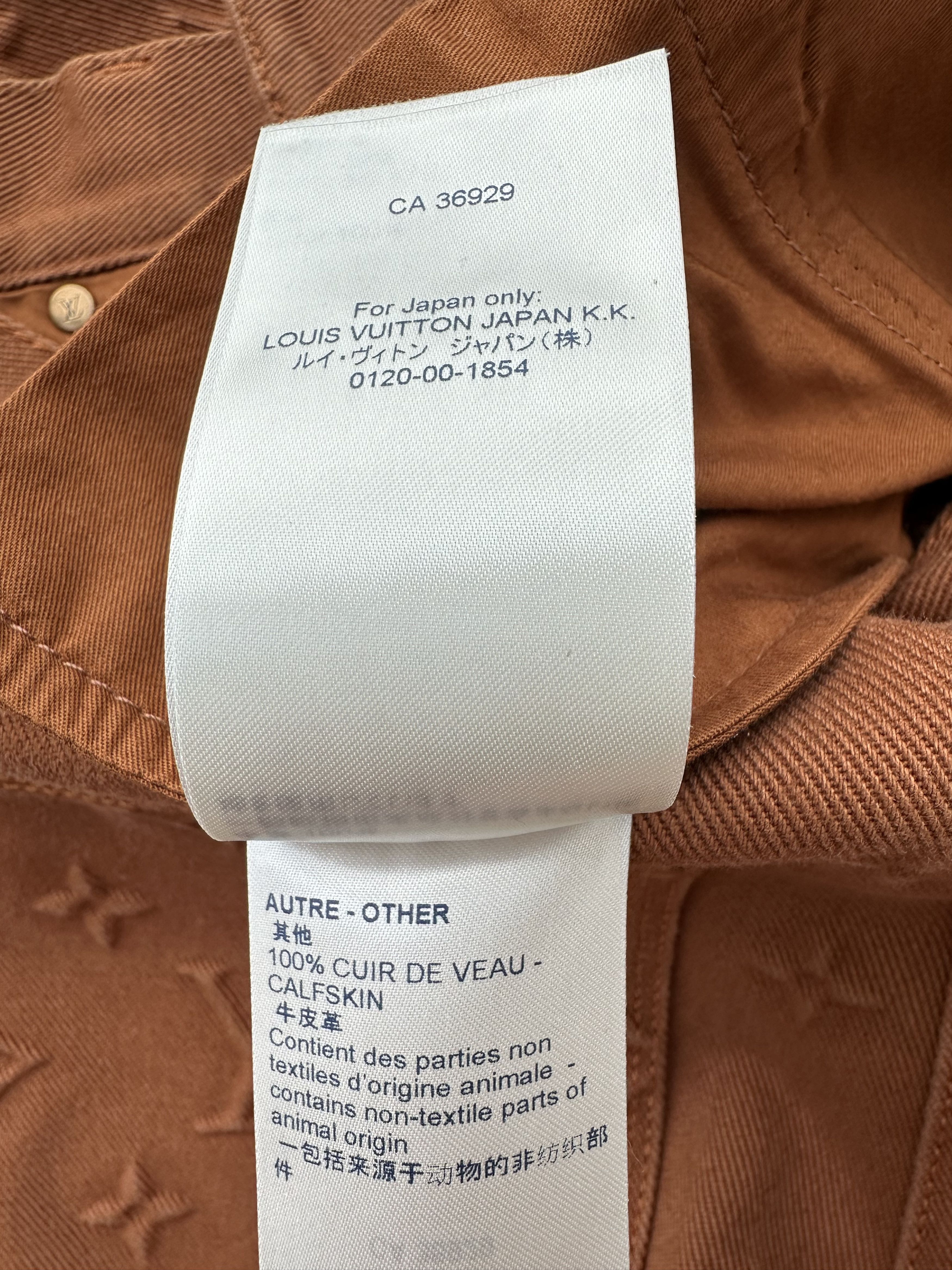 Louis Vuitton Louis Vuitton Brown Embossed Monogram Carpenter Pants Size US 32 / EU 48 - 6 Thumbnail