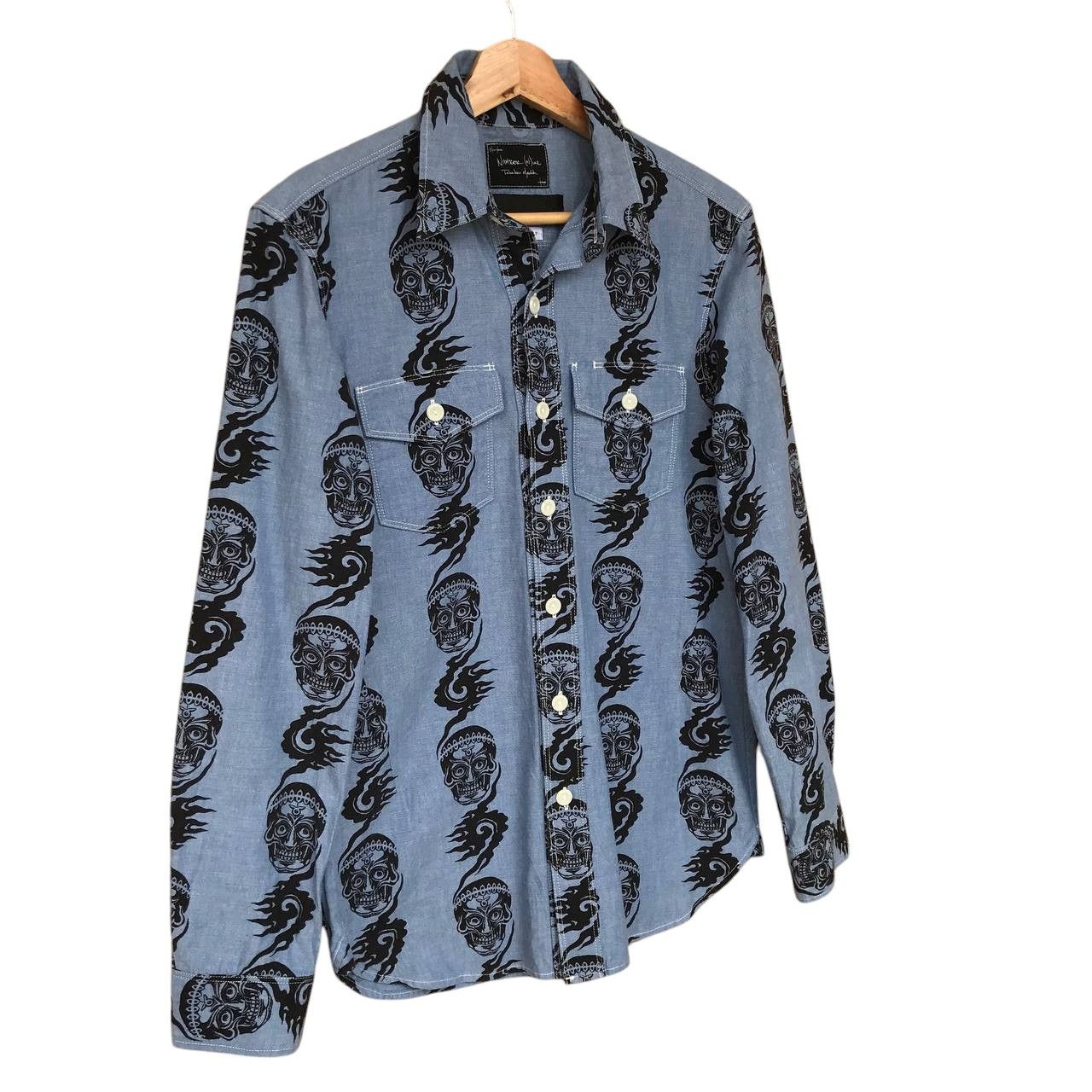Number (N)ine × Takahiromiyashita The Soloist. NUMBERNINE X MAGICAL DESIGN SKULL PRINTED TAKAHIRO MIYASHITA Size US M / EU 48-50 / 2 - 6 Thumbnail