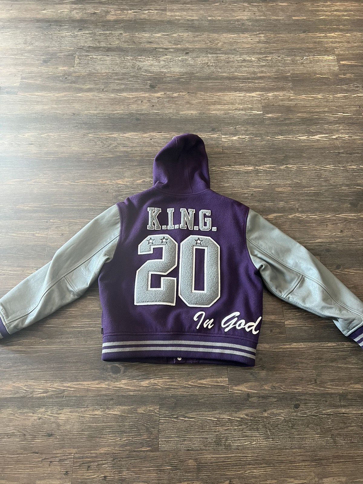 Supreme Supreme King hooded varsity jacket Size US M / EU 48-50 / 2 - 4 Thumbnail