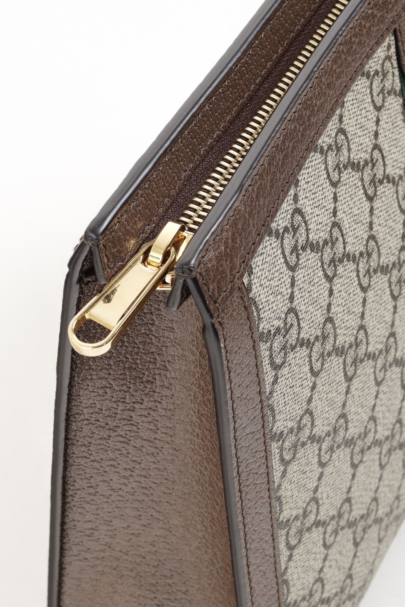 Gucci Gucci Ophidia Brown GG Supreme Monogram Clutch Pouch Size ONE SIZE - 9 Thumbnail