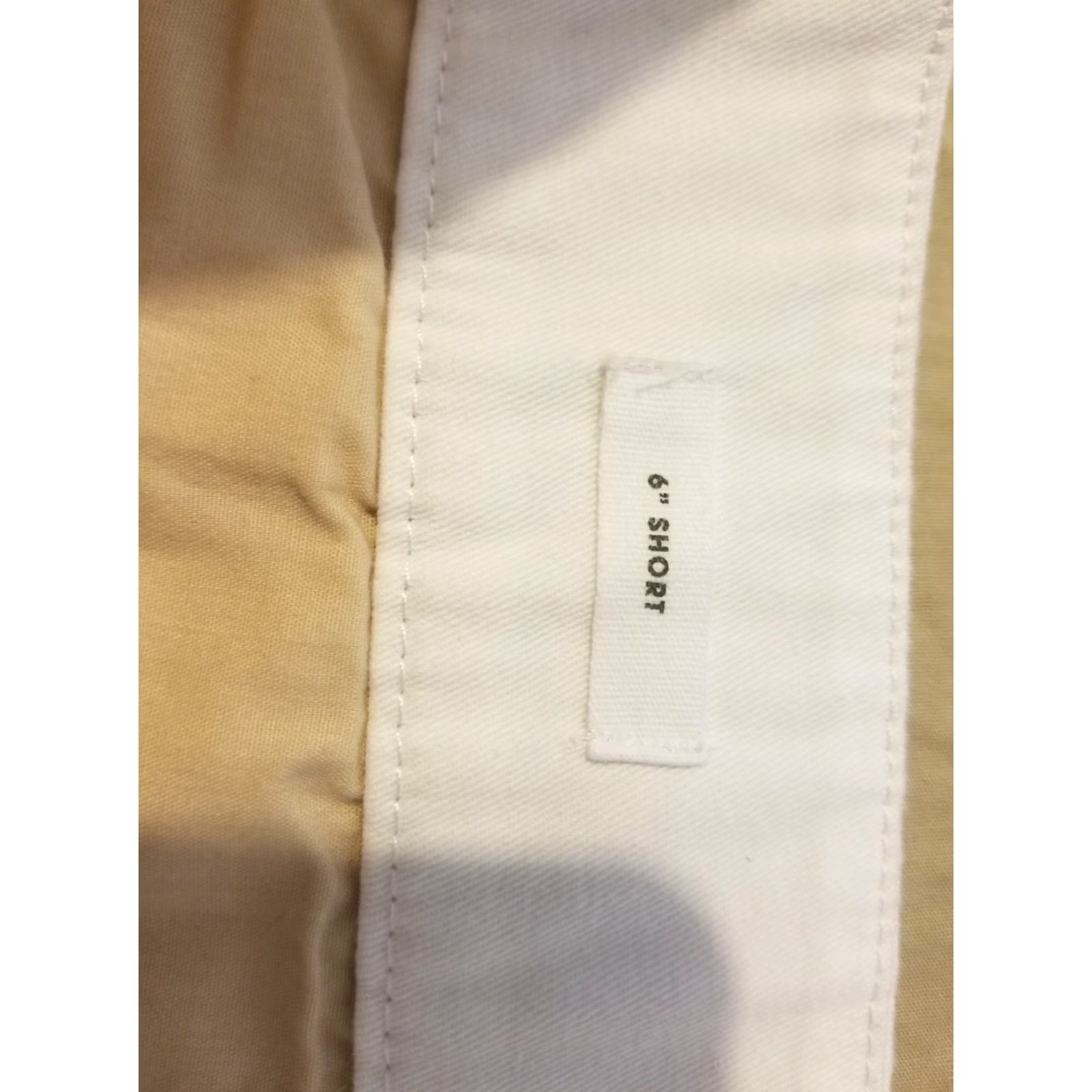 Ann Taylor Womens Ann Taylor Shorts 14 White Cotton Chino Flat Front Casual Summer Walking Mens Womens Girls Size 36" / US 14 / IT 50 - 4 Thumbnail