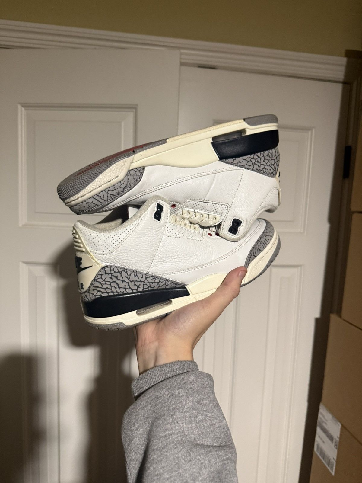 Nike Jordan 3 White Cement Reimagined Size US 8 / EU 41 - 6 Thumbnail