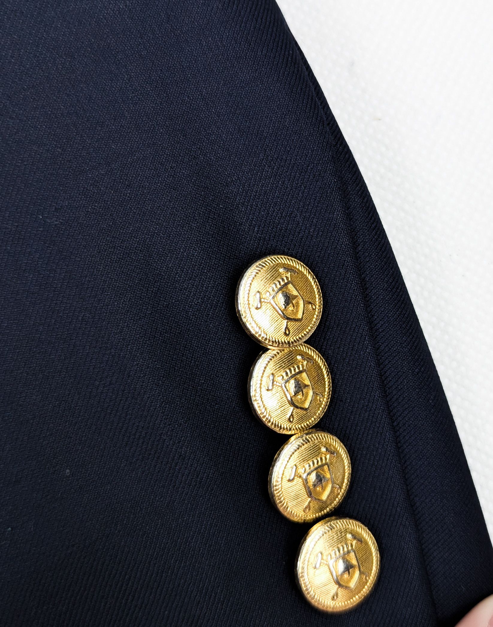 Lauren Ralph Lauren Lauren Ralph Lauren navy wool suit jacket blazer XL Size 46R - 3 Thumbnail