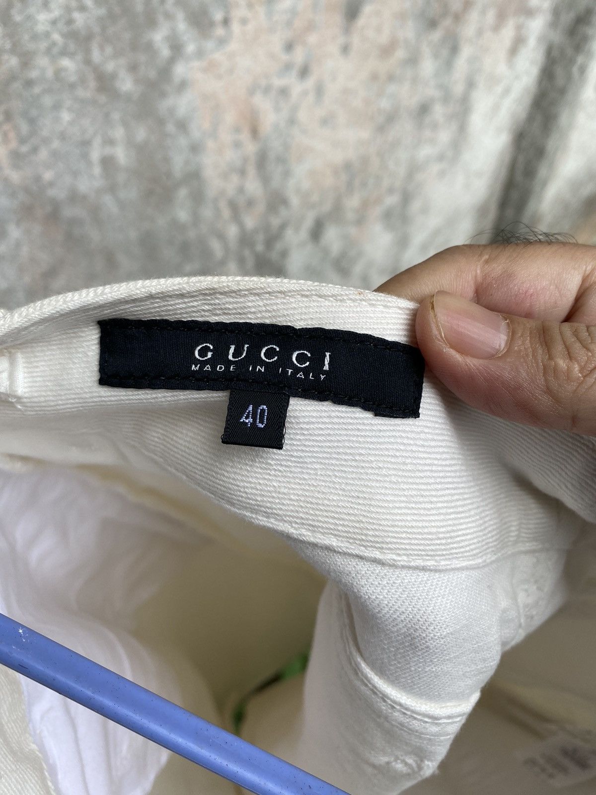 Gucci Gucci Denim Logo Stitch Midi Skirt Size 27" / US 4 / IT 40 - 11 Thumbnail
